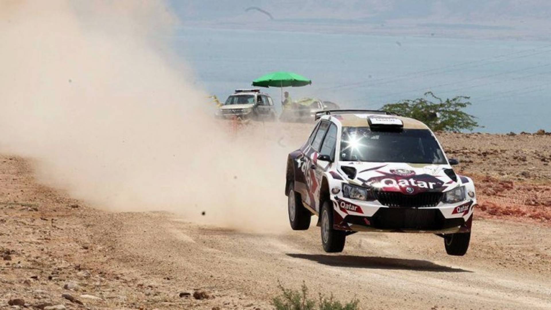 العطية يتربع على صدارة رالي الاردن في ختام المرحلة الصباحية لليوم الثاني