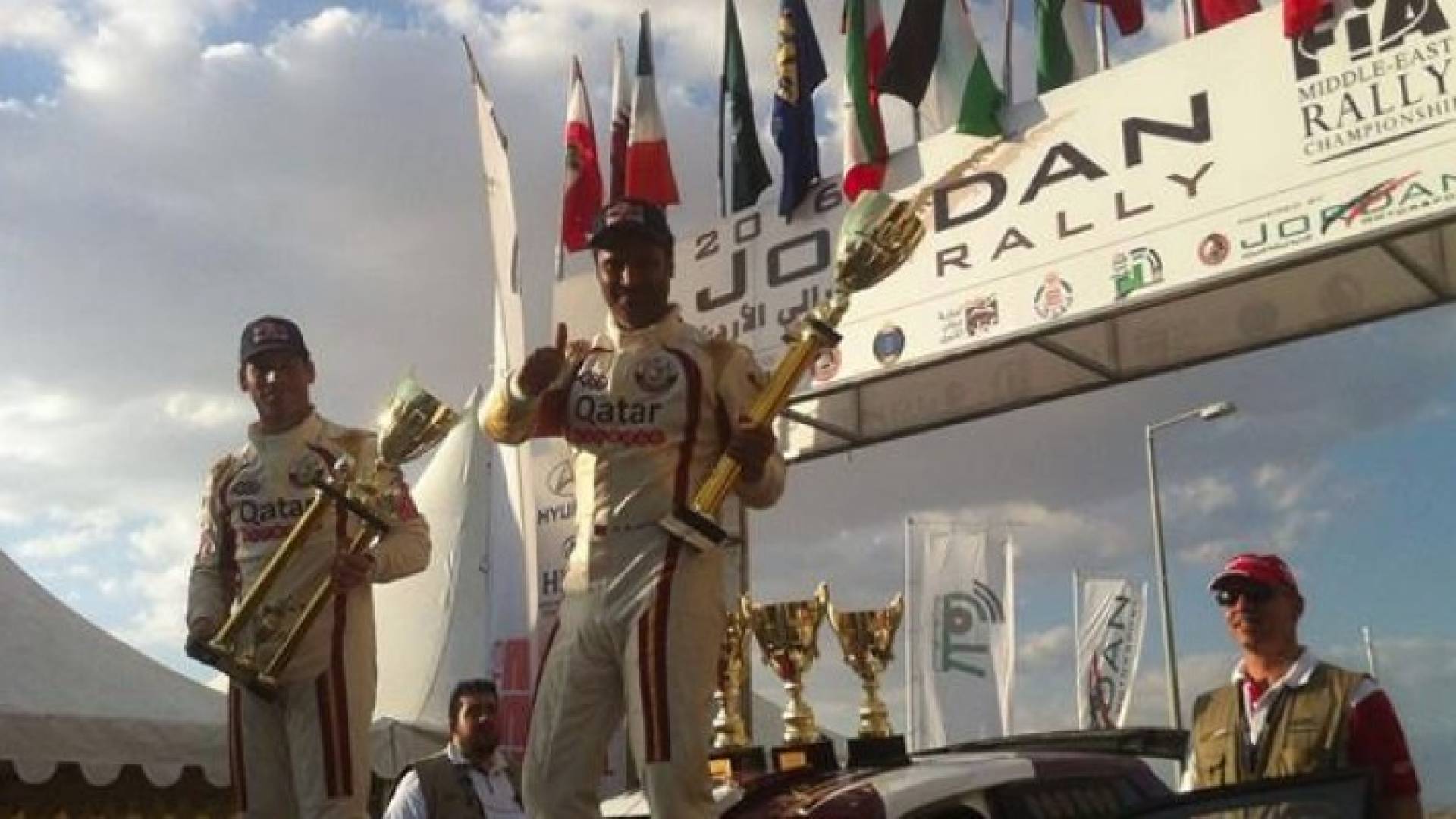 ناصر العطية يفوز برالي الأردن للمرة العاشرة