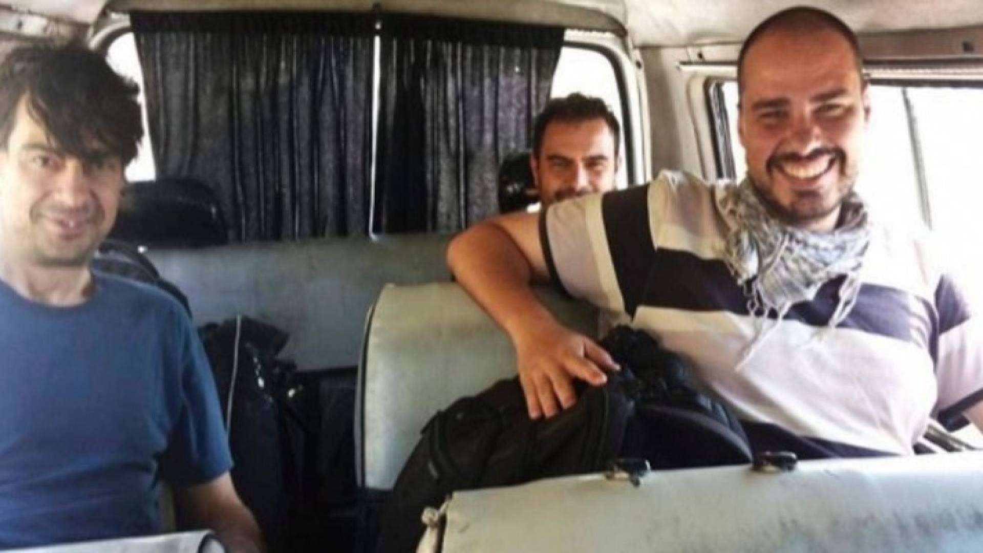  الصحفيون الإسبان قبل اختطافهم في سوريا 