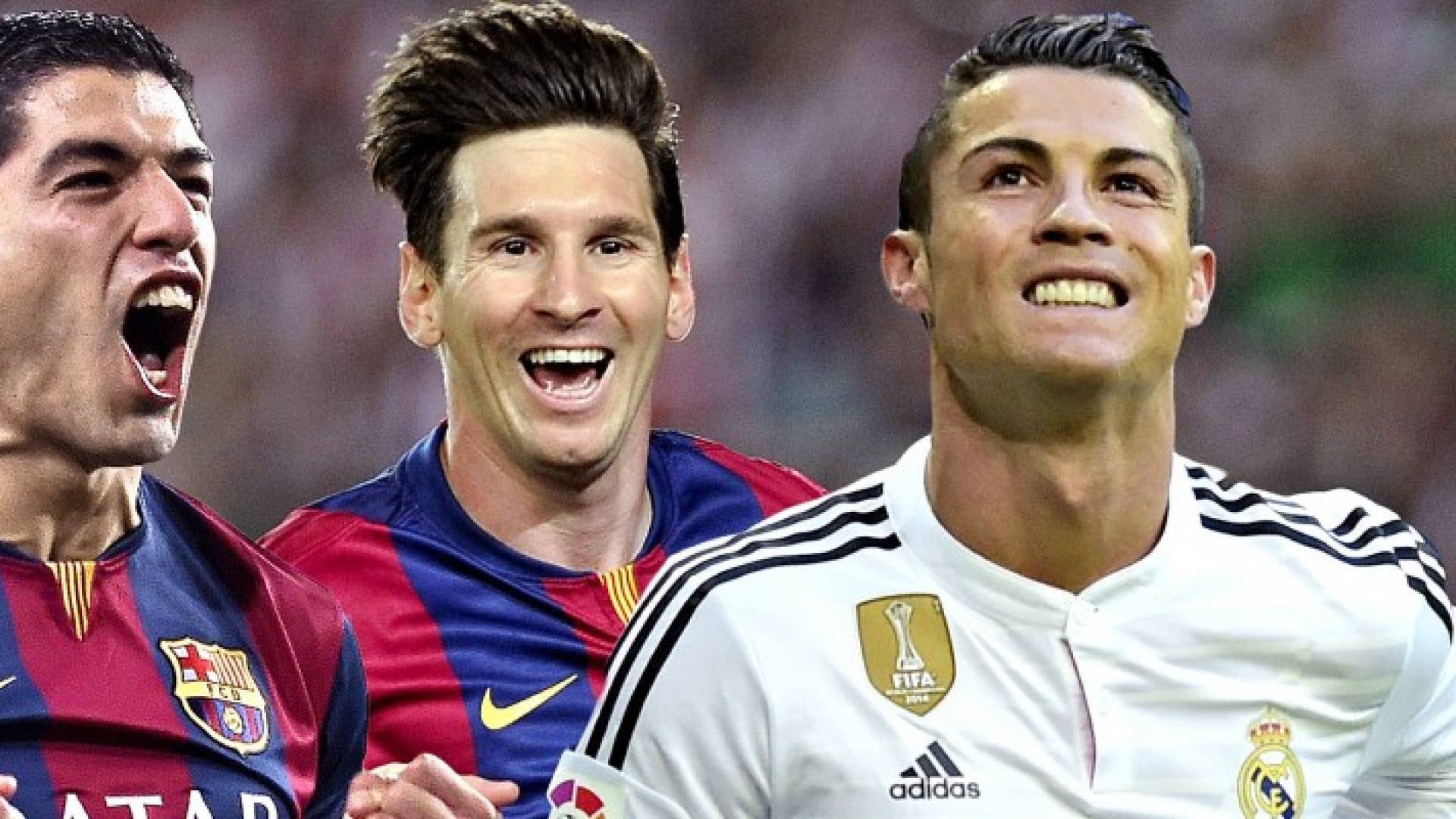 سواريز يتفوق على ميسي ورونالدو في الصراع الهدافين