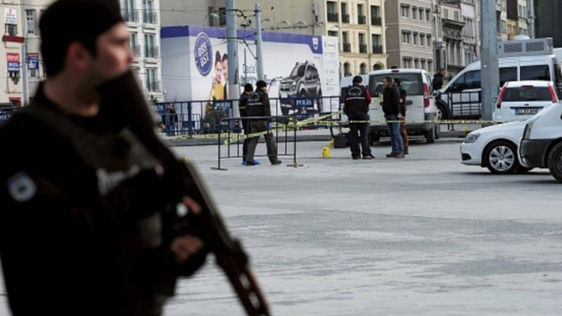 جندي تركي مسلح في إسطنبول