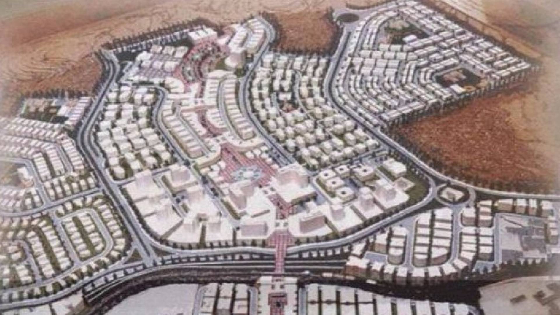 صورة تعبيرة لمدينة " خادم الحرمين " في الزرقاء 