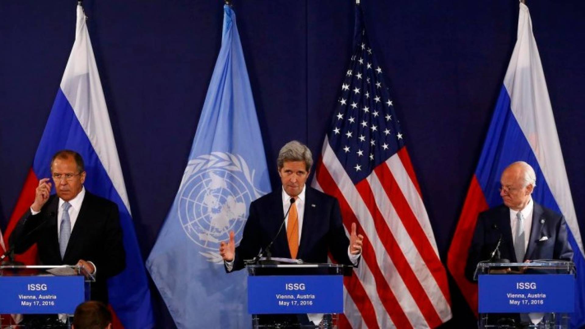 كيري يتعهد بوقف إطلاق نار شامل في سوريا