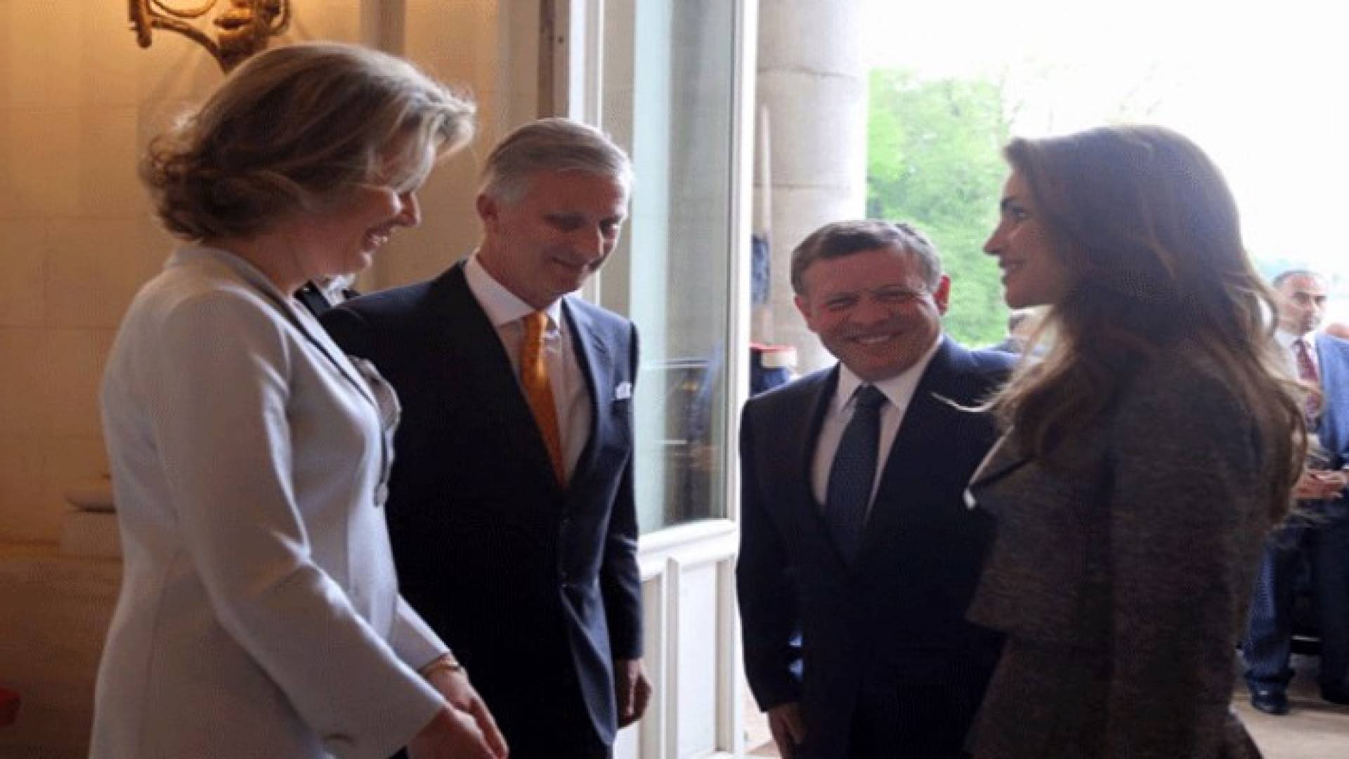 الملك يجري مباحثات مع رئيس وزراء بلجيكا