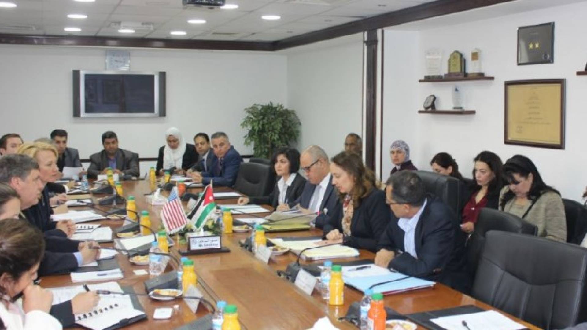 انعقاد اجتماعات اللجنة الاردنية الامريكية المشتركة 