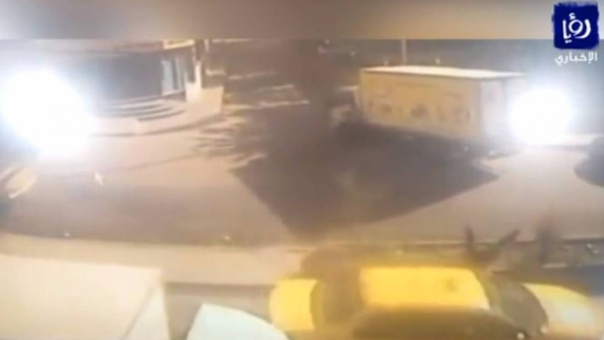 شاهدوا لحظة دهس شاب بشارع فلسطين في إربد