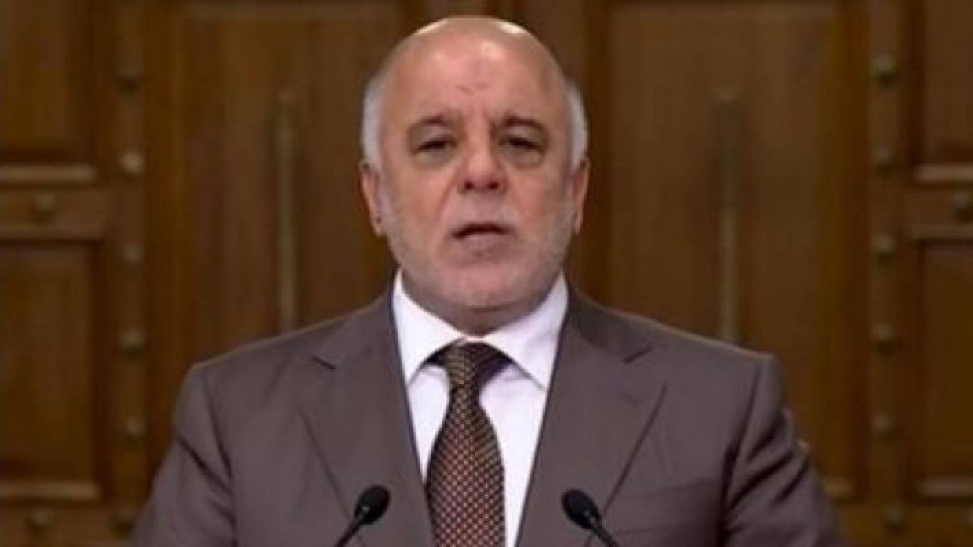 رئيس الوزراء العراقي حيدر العبادي