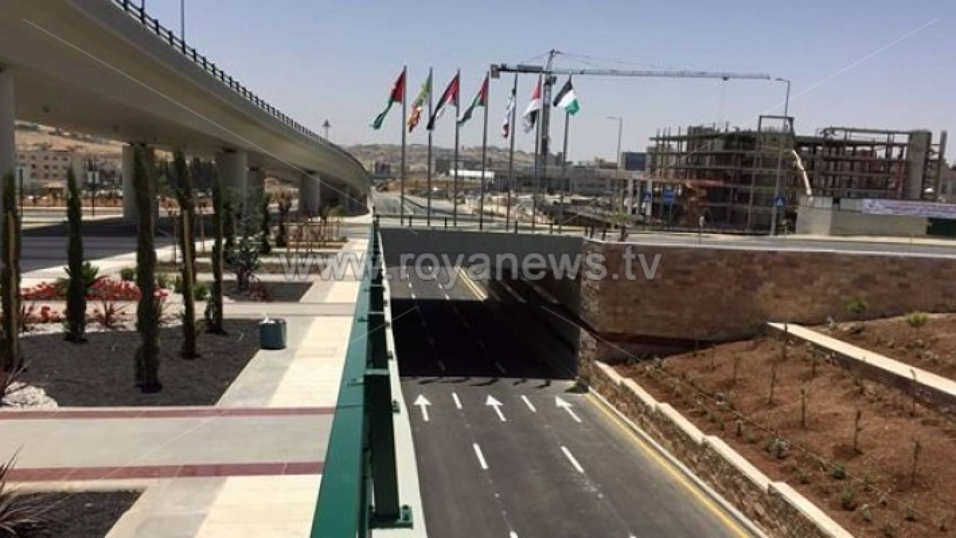 بالصور: شاهدوا تقاطع " النهضة " بحلته الجديدة