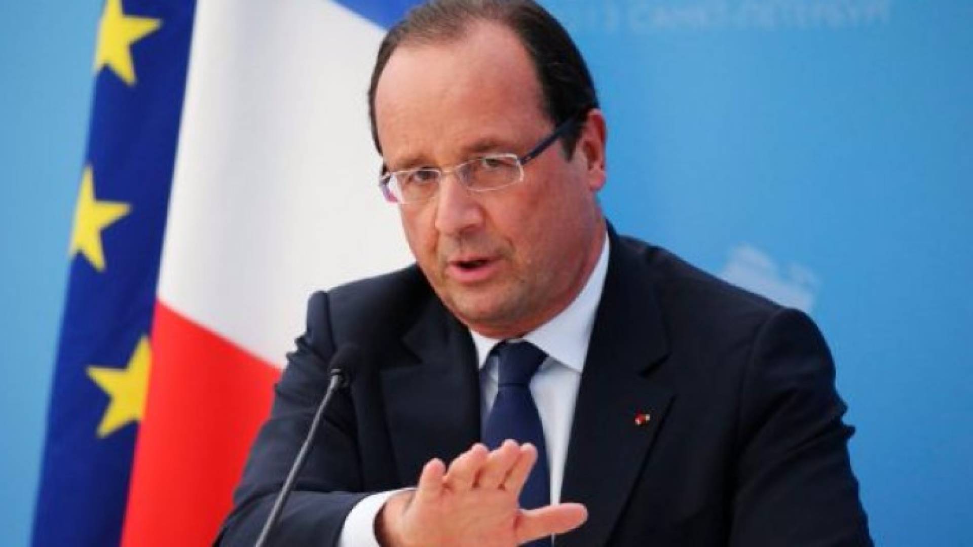 الرئيس الفرنسي فرنسوا هولاند 