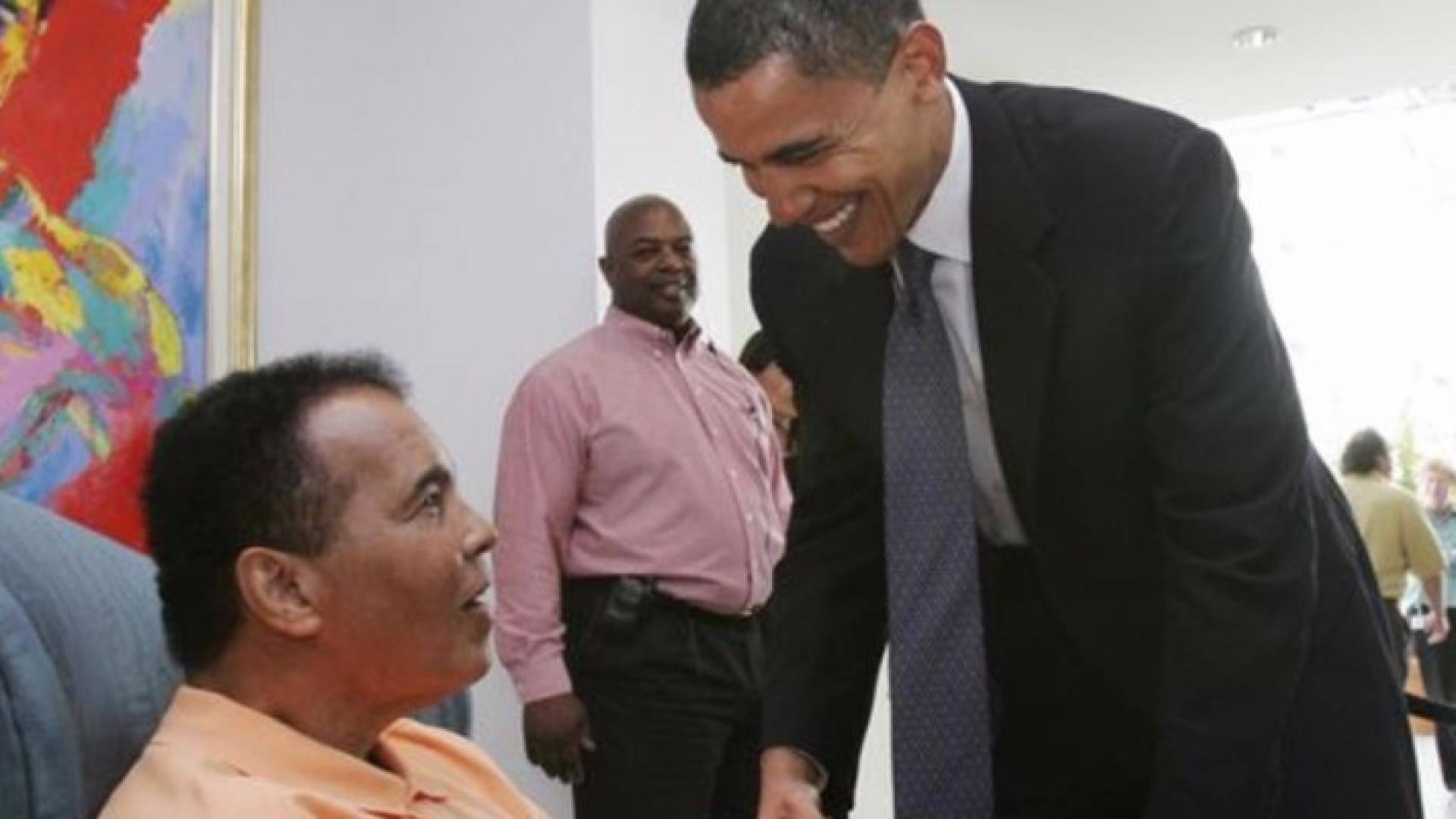 الرئيس الأميركي والأسطورة محمد علي