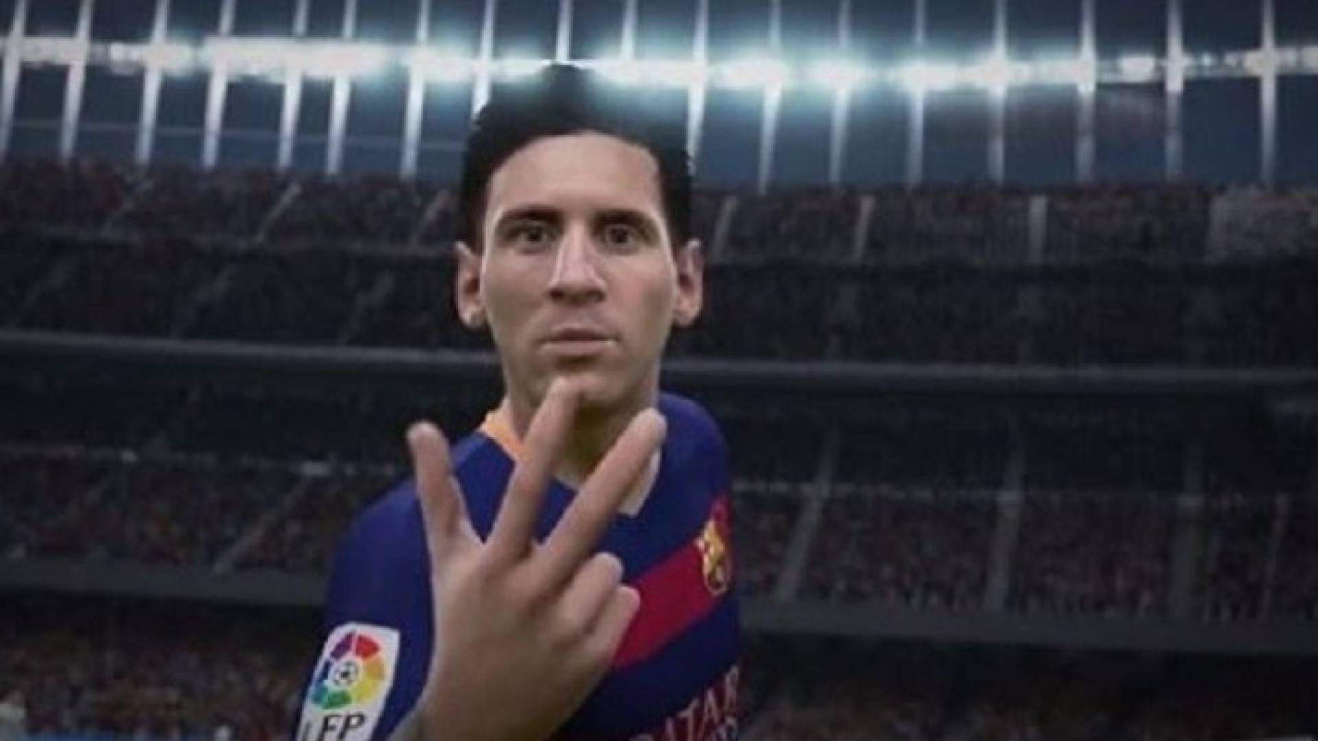 لاول مرة ميسي يغيب عن لعبة فيفا 2017 .. فيديو