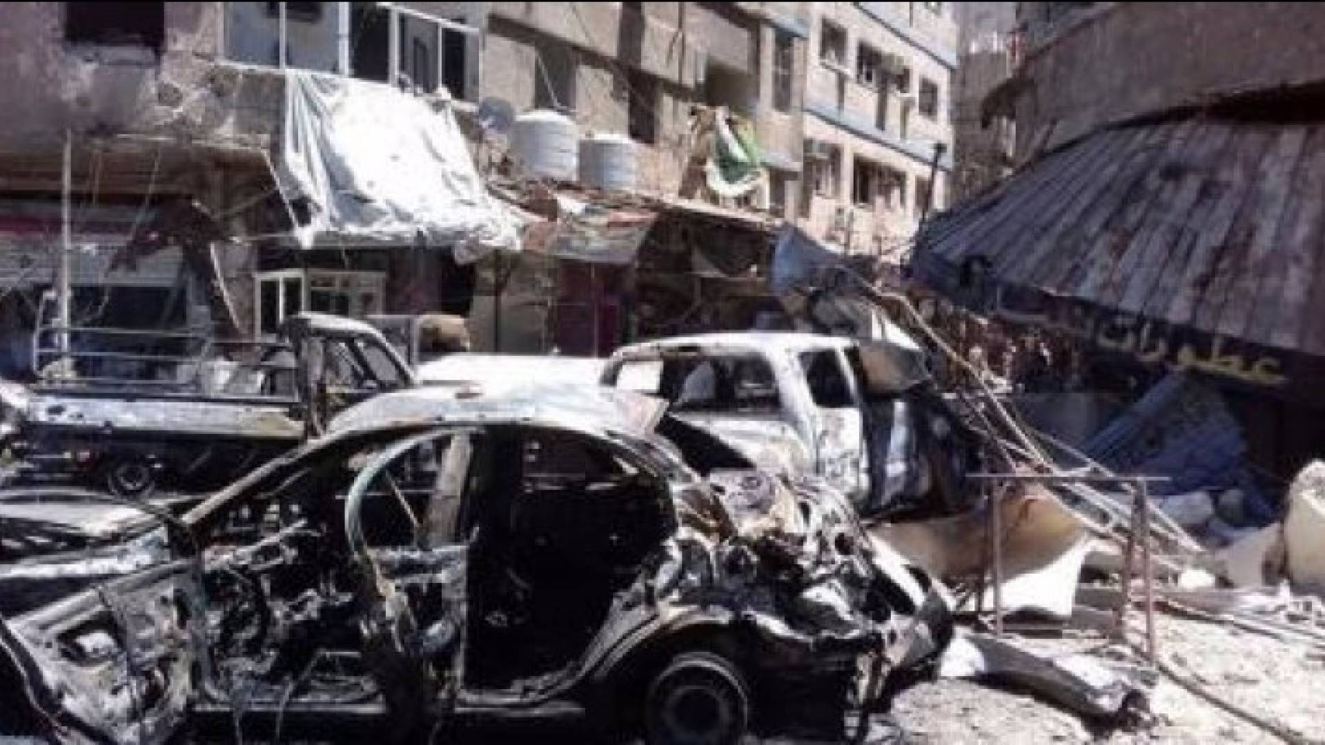 موقع تفجير انتحاري في دمشق يوم السبت