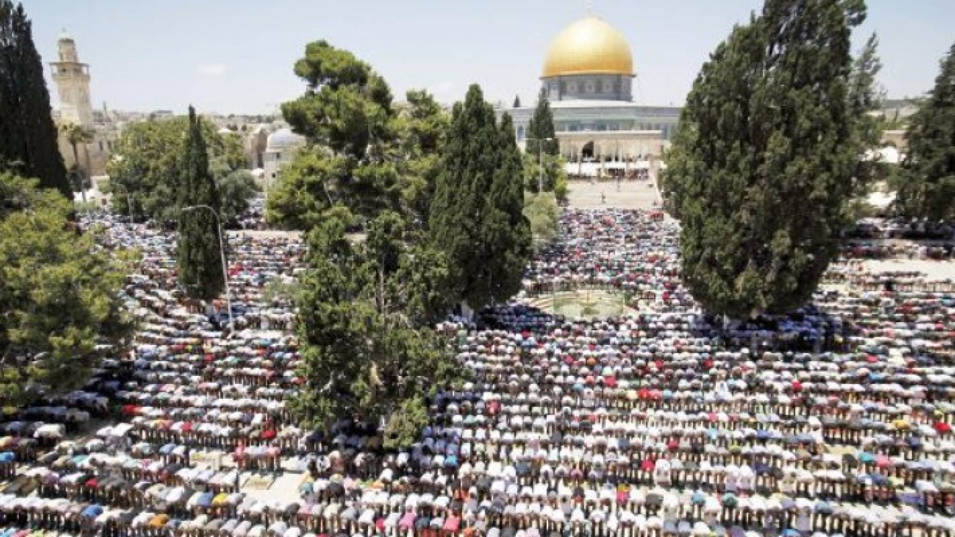200 غزي إلى الأقصى للصلاة فيه بجمعة رمضان الثانية