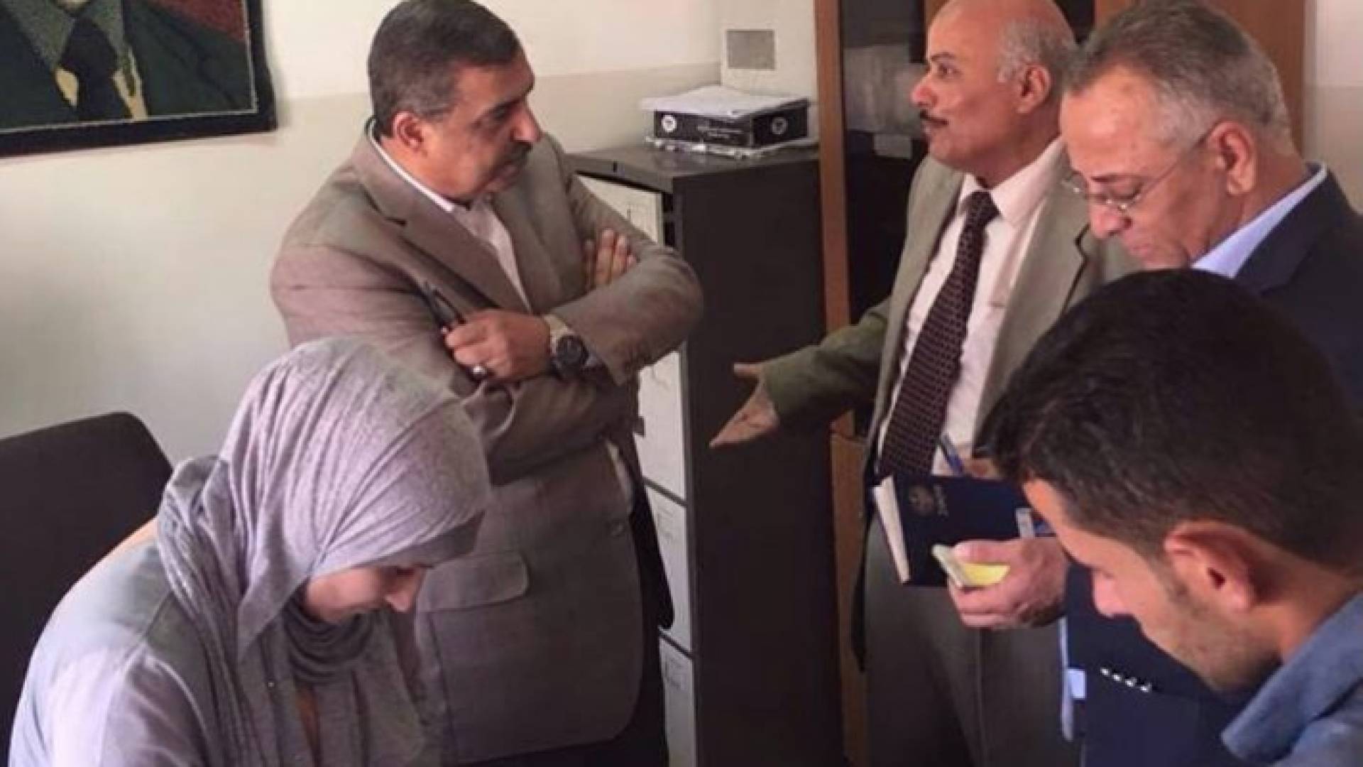 وزير العمل يتفقد مبنى مديرية عمل المفرق