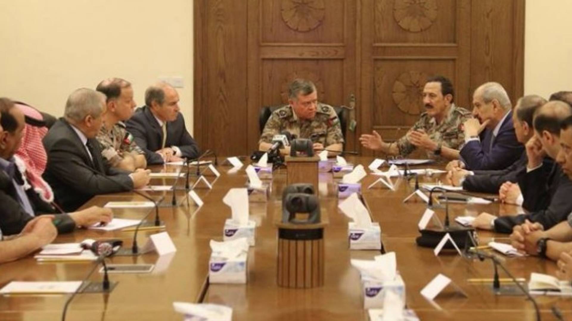 تفاصيل زيارة الملك الى مقر القيادة العامة للقوات المسلحة