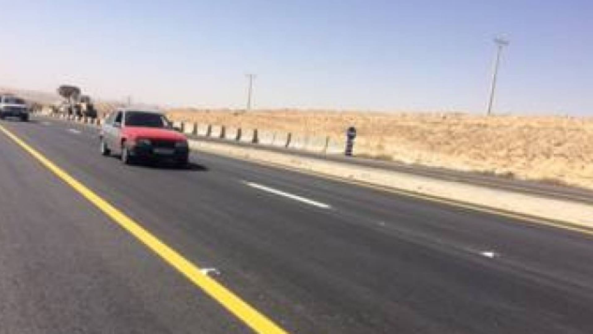 الطريق الصحراوي بعد التوسعة