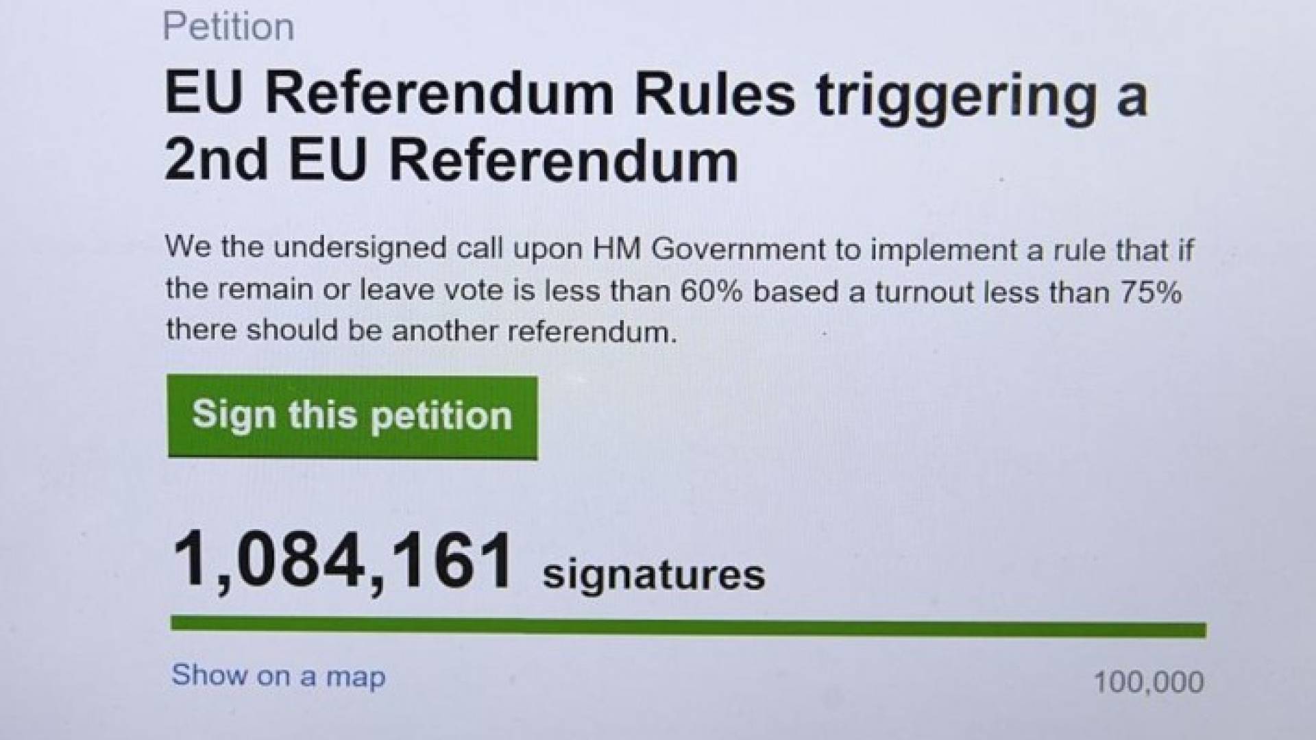 خطوة قد تلغي نتائج استفتاء بريطانيا