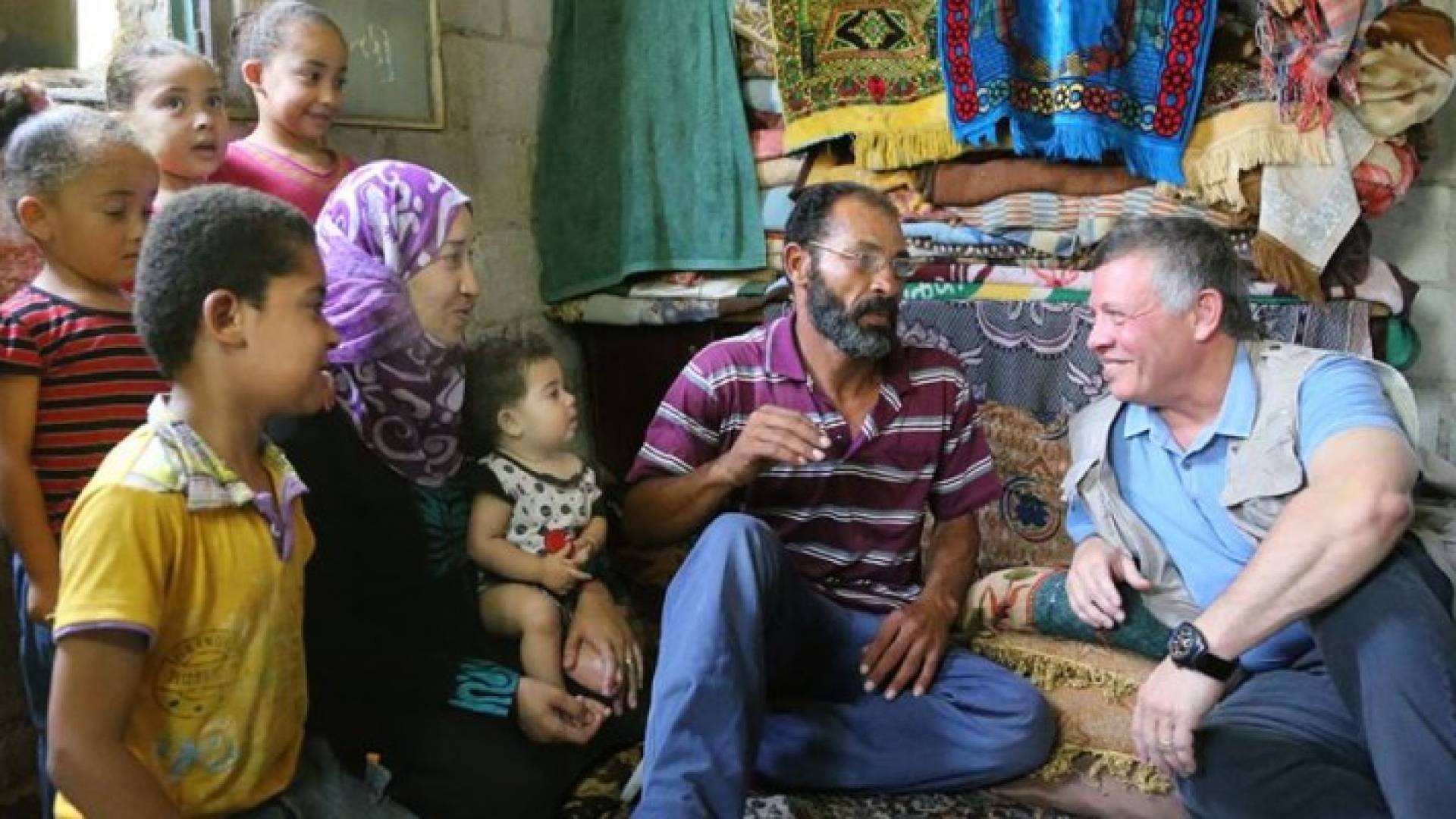 جانب من زيارة الملك