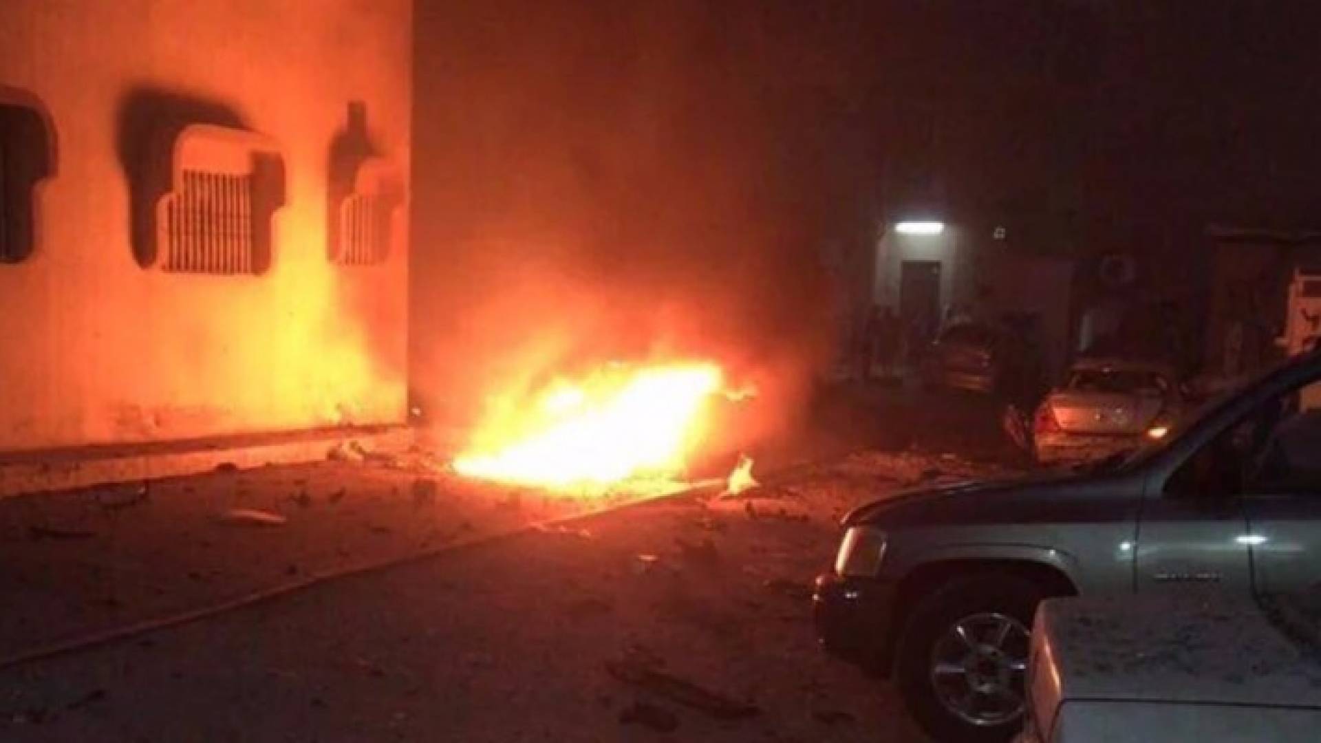 صوره من مواقع التواصل للتفجير