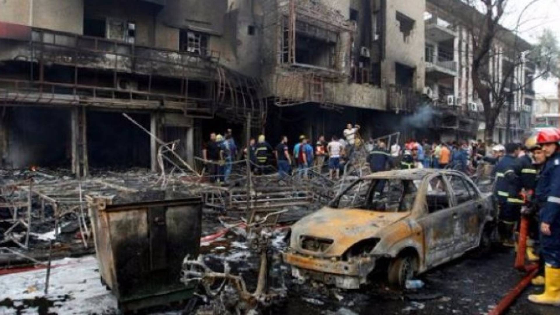 جانب من تفجير الكرادة