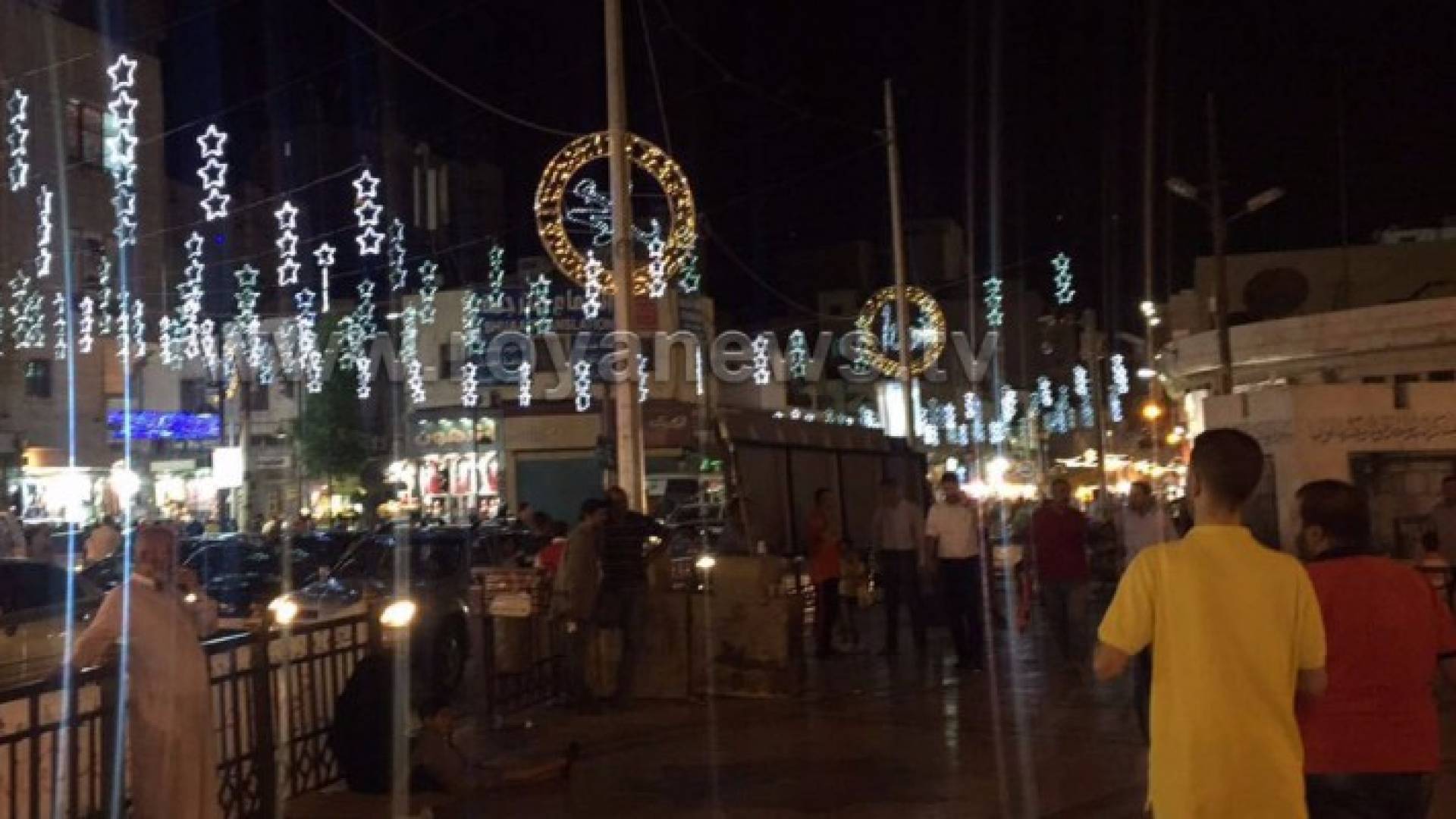 بالصور: احتفالات واجواء ليلة العيد في وسط البلد