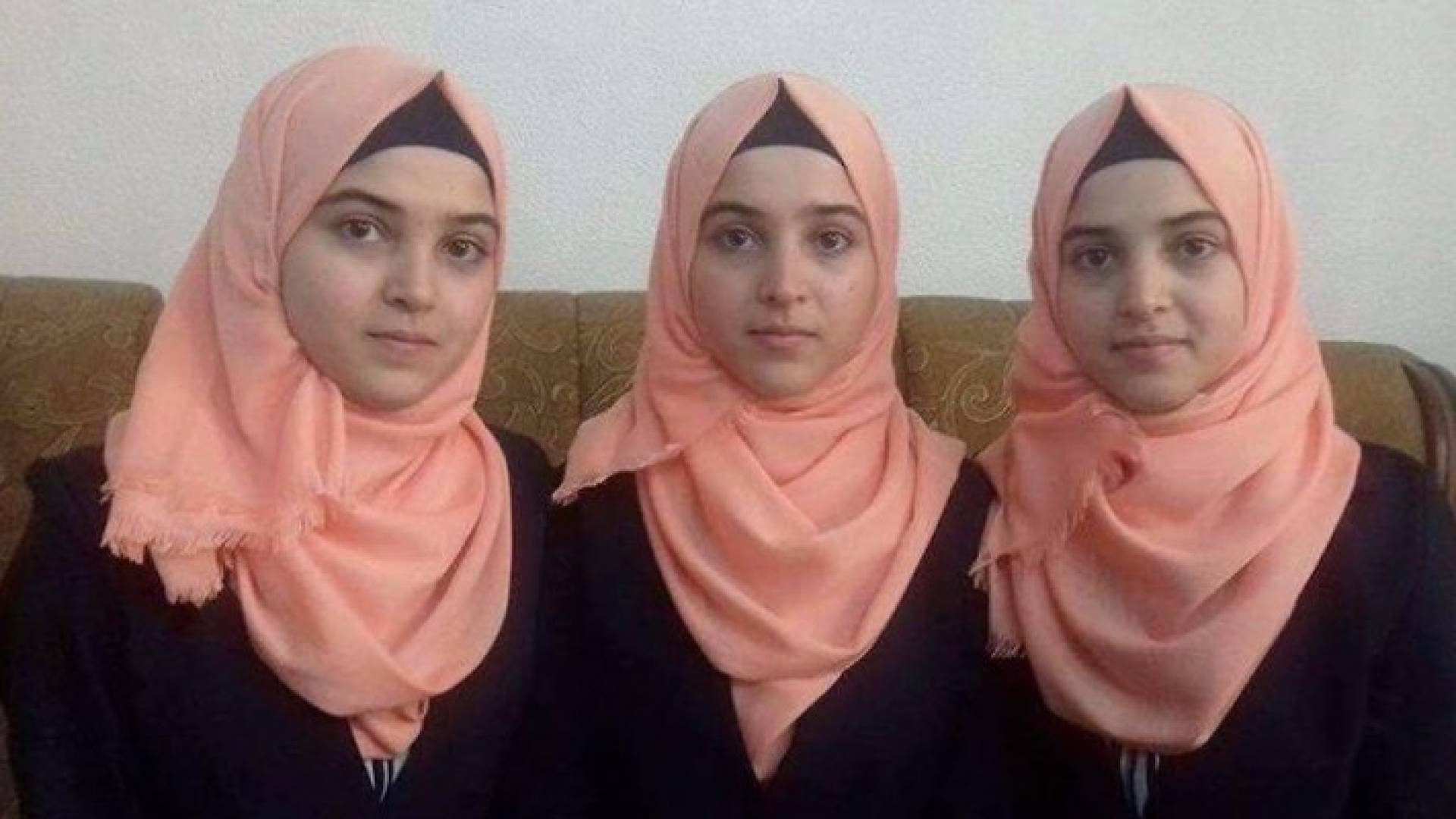 3 توائم متفوقات في " ثانوية " فلسطين .. 94 و95 و96% !