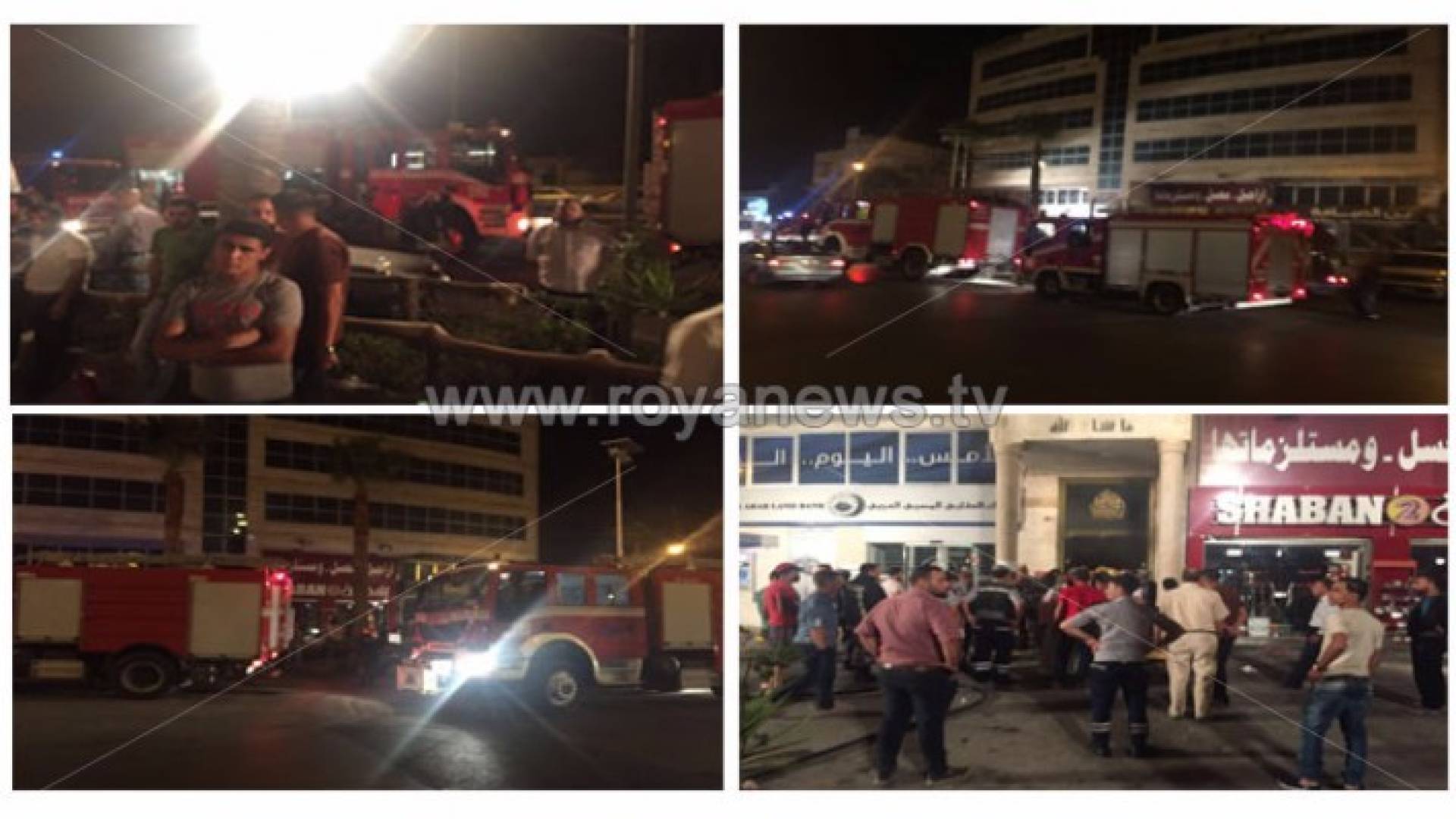 بالصور: حريق ضخم بمجمع تجاري في شارع الإذاعة والتلفزيون