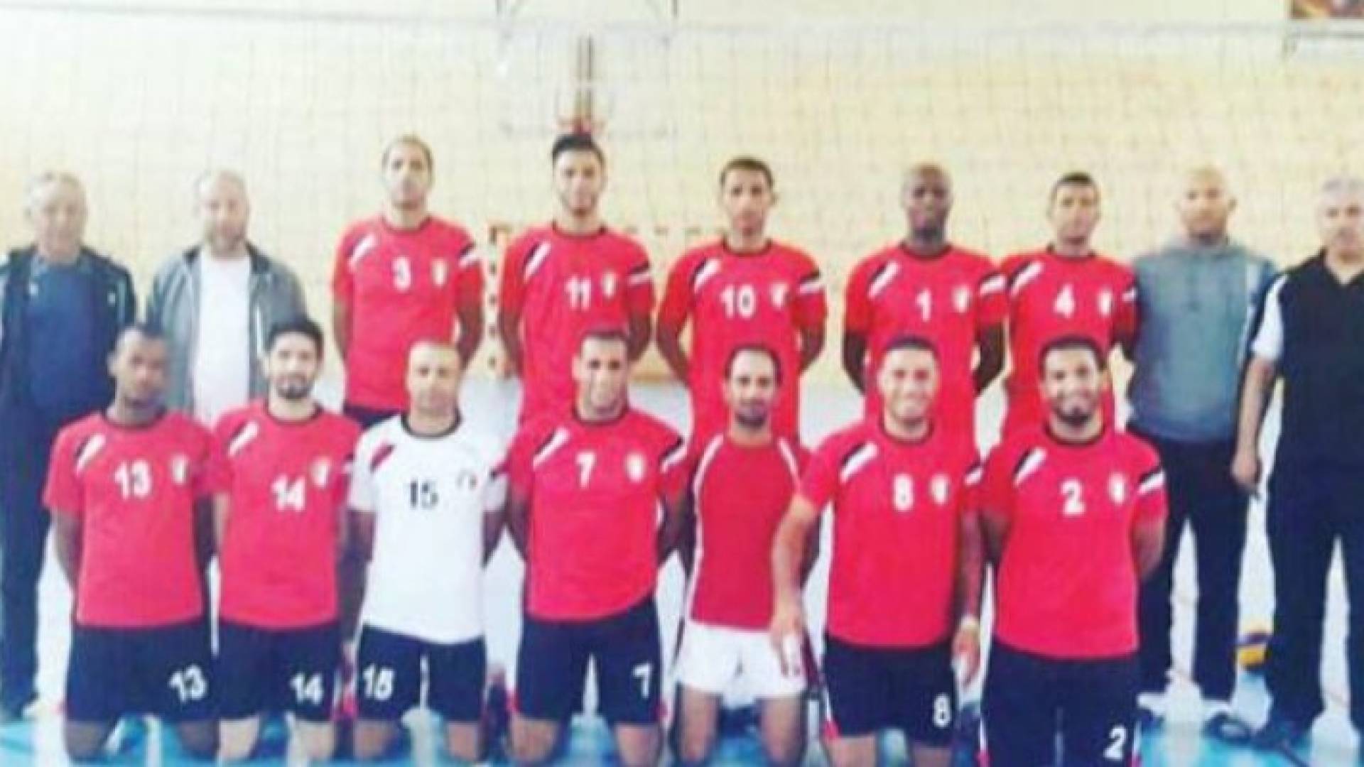 منتخب الطائرة يلتقي نظيره الفلسطيني اليوم