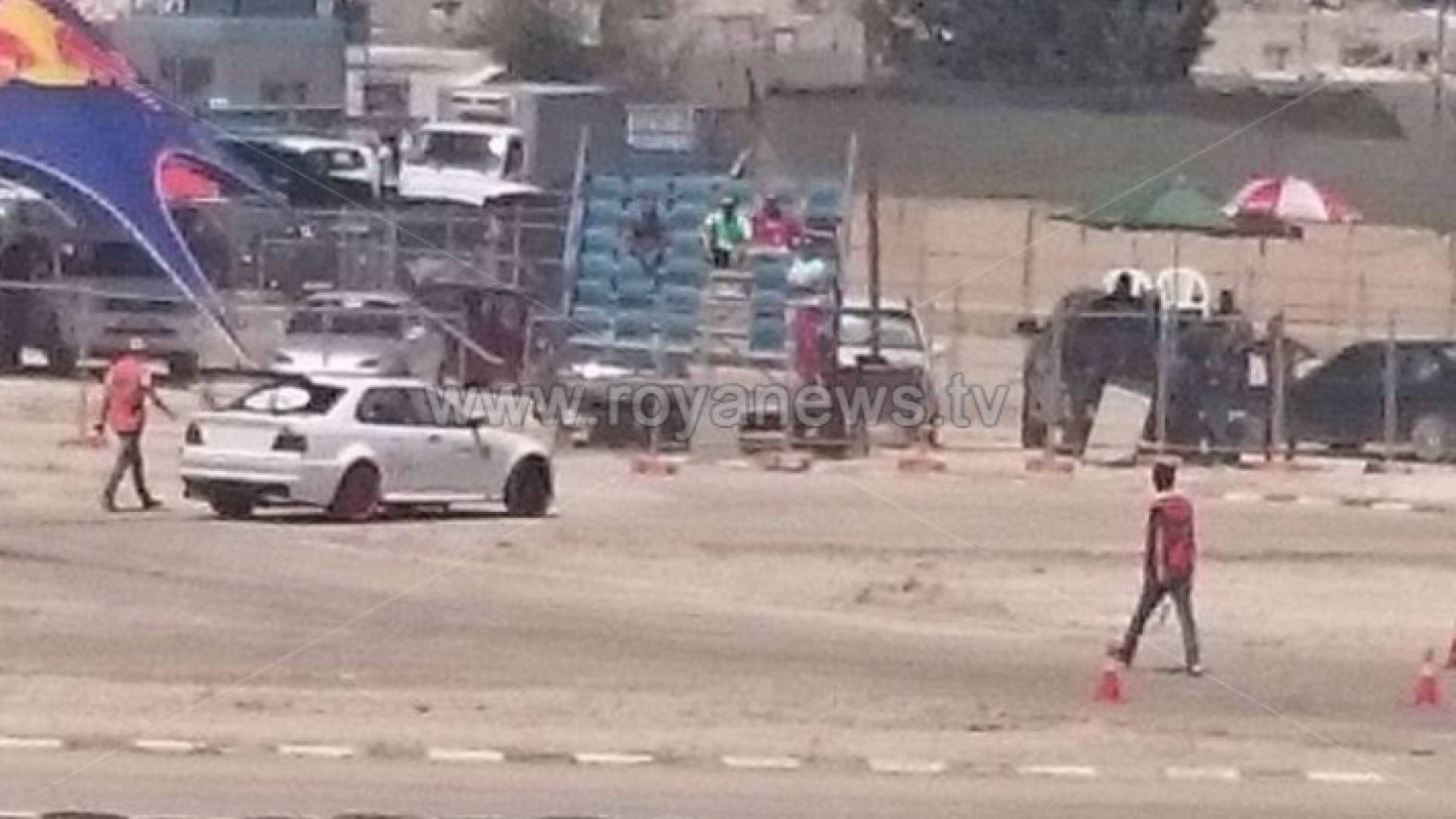 انسحابات من دريفت الأردن بعد اعطال في سيارات المتسابقين..صور