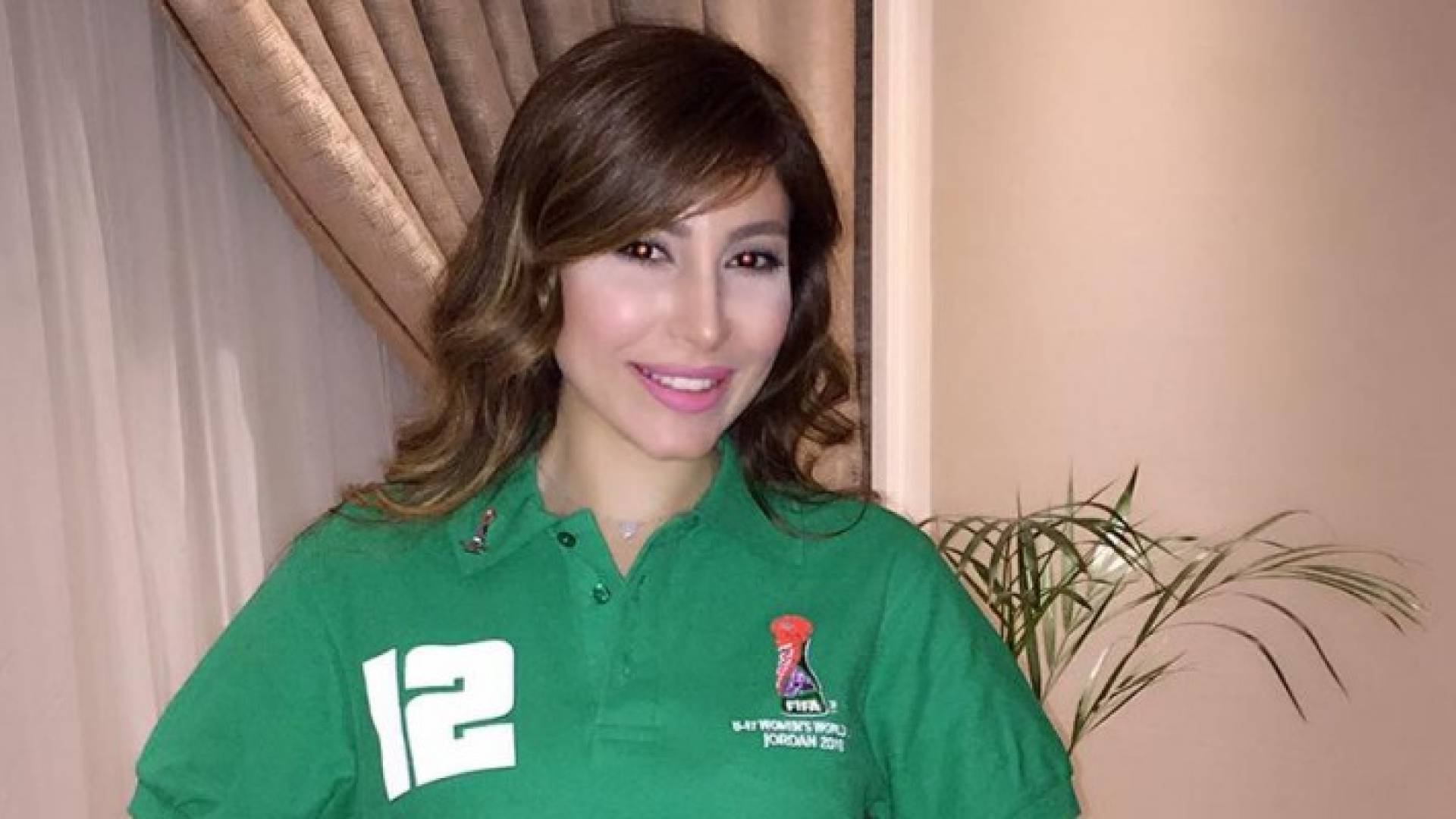 الفنانة اللبنانية يارا تدعم حملة "أنت اللاعب رقم 12"