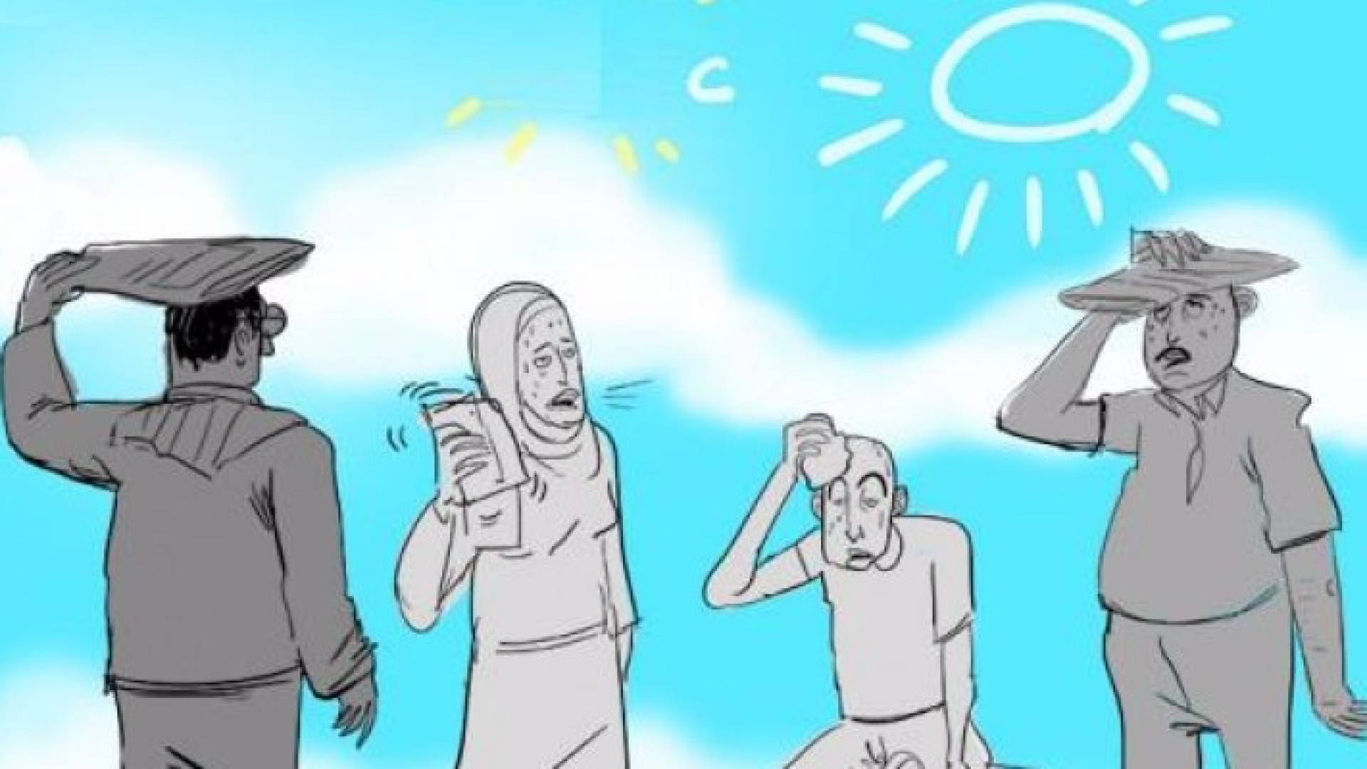 "الصحة" تحذر من قلة إفراز العرق في الحر