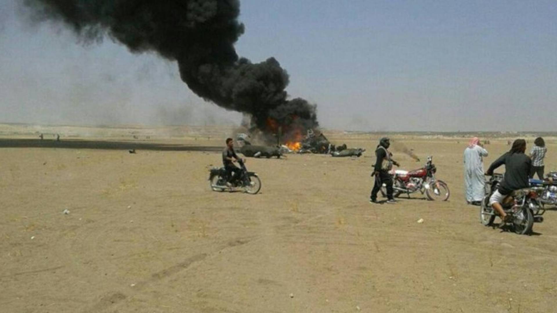 المعارضة السورية تسقط مروحية روسية في ريف إدلب