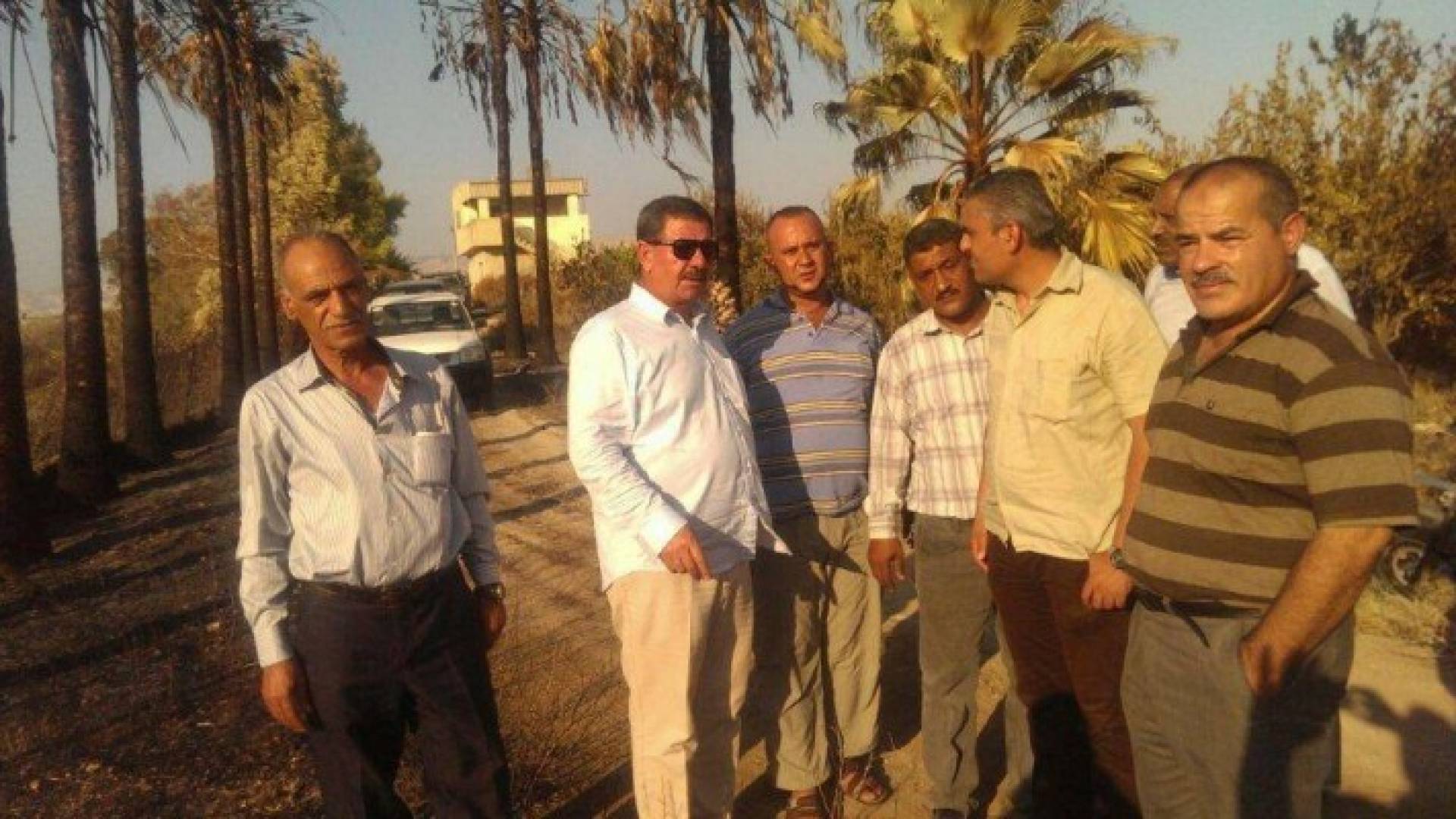 وادي الاردن يزود وحدات تضررت بحريق بكميات اضافية من المياه