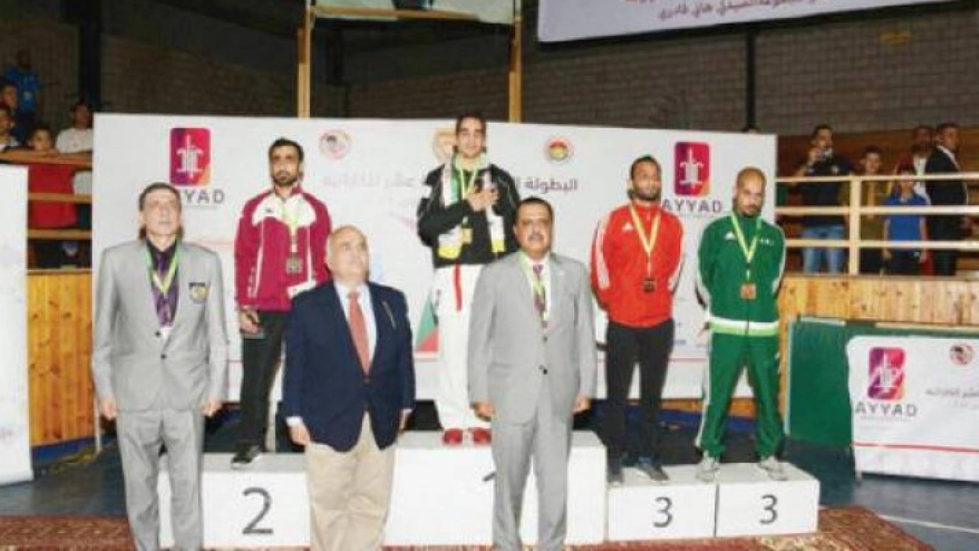 الأردن في المركز الثالث للبطولة العربية للكاراتيه
