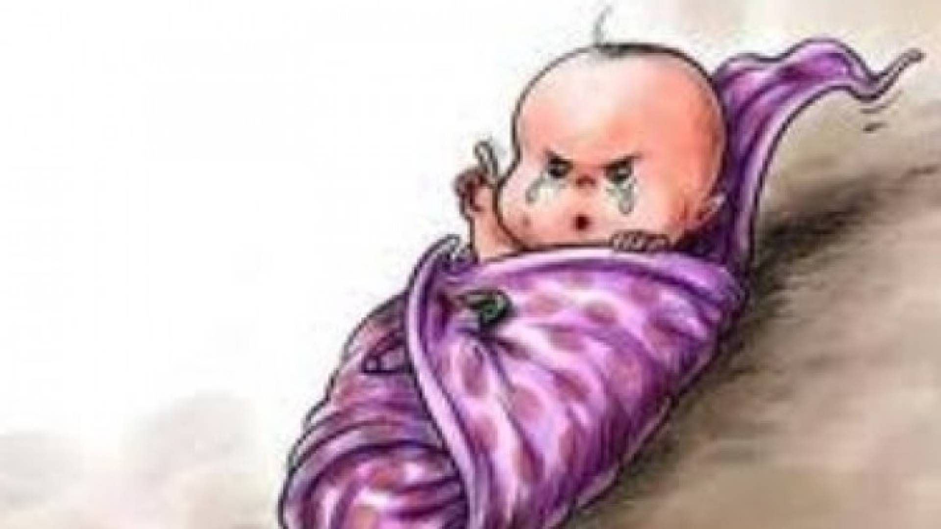 العثور على طفل رضيع أمام احد المساجد في اربد