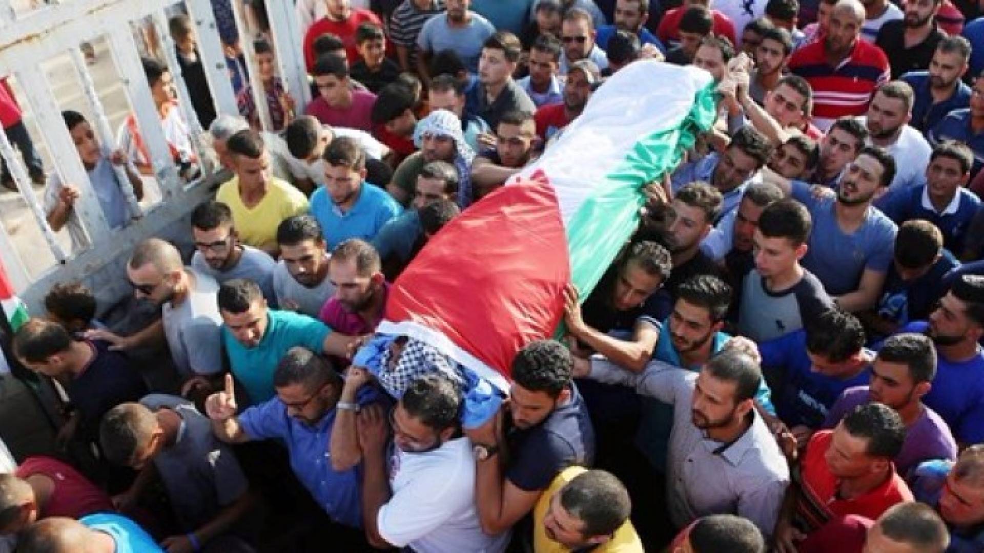 تشييع جثمان الشهيد الفلسطيني إياد حامد