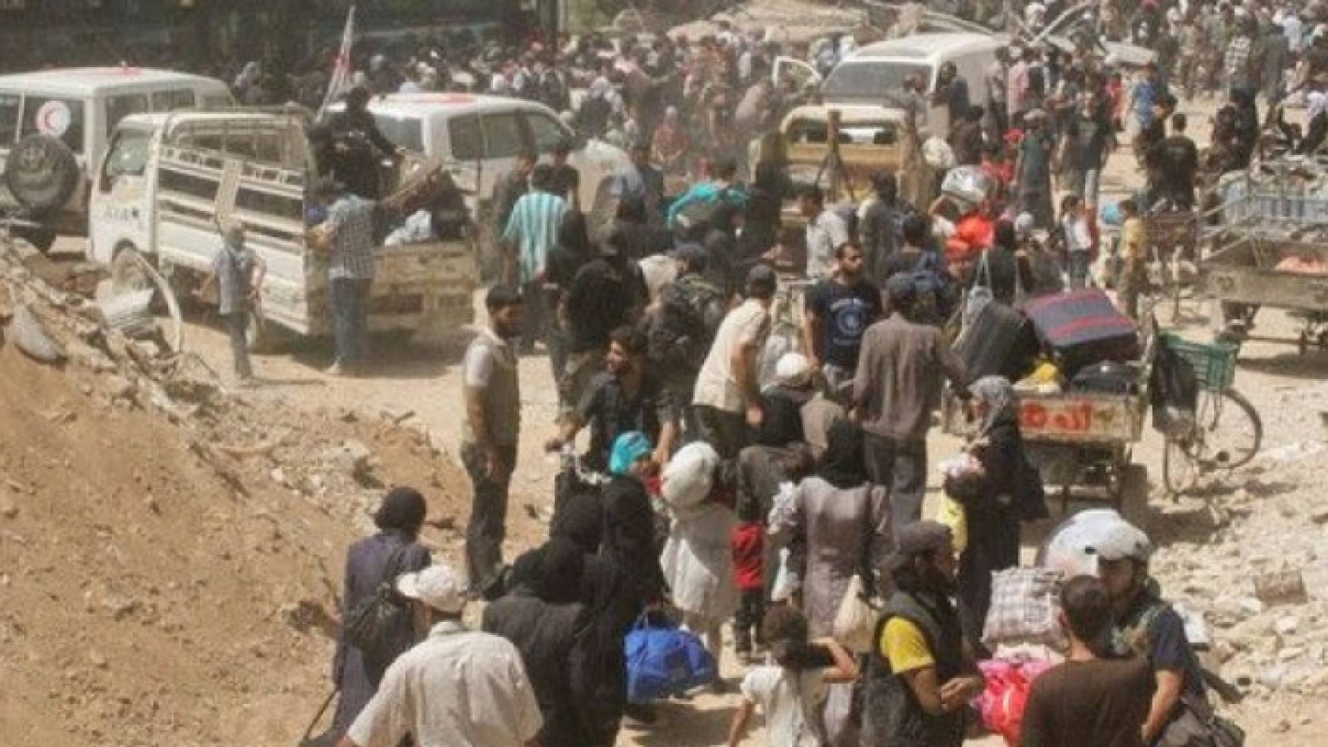 داريا تخلو من سكانها بعد خروج آخر دفعة من الأهالي