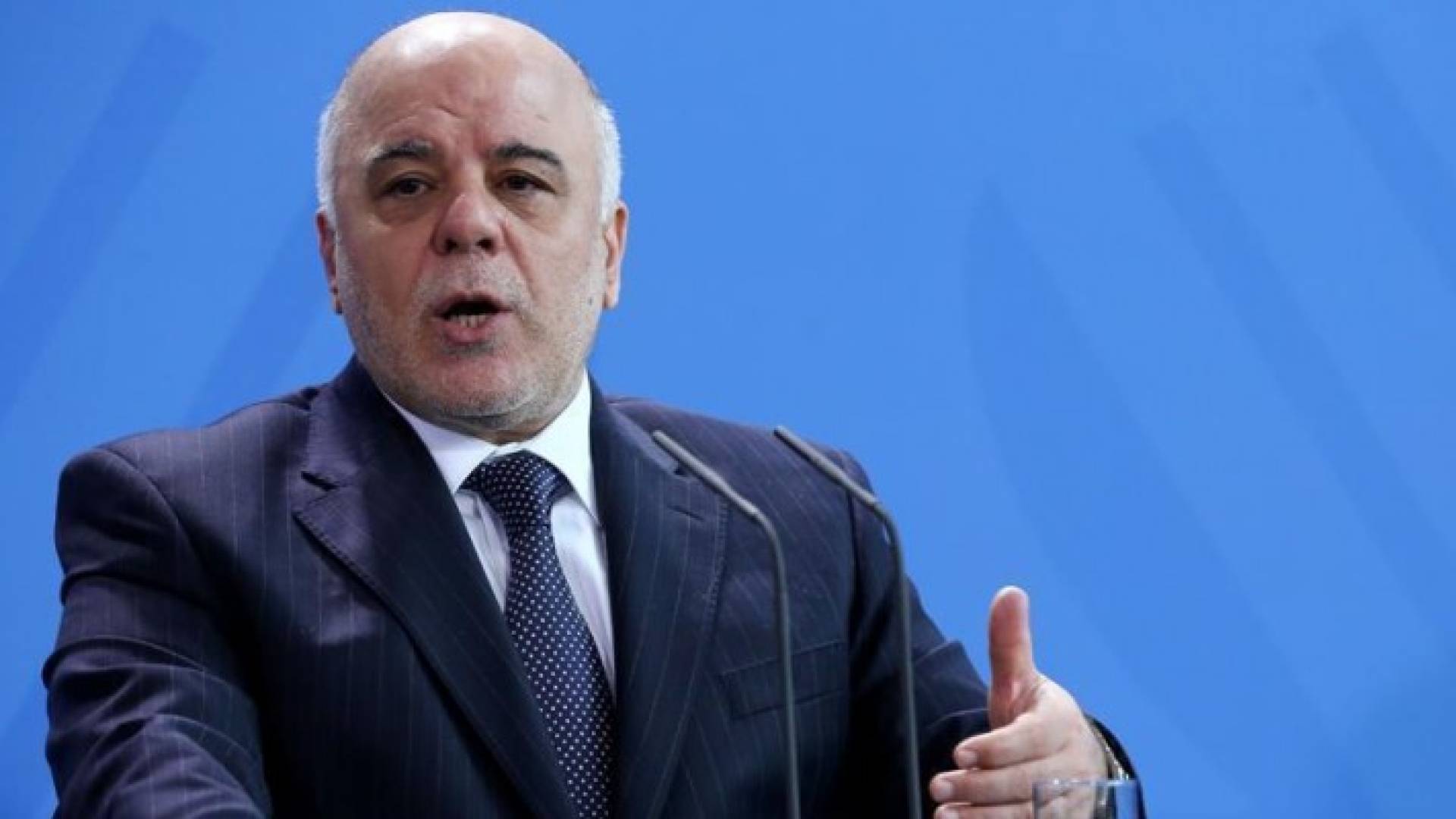 العبادي يعلن تحرير "جزيرة الخالدية" من داعش بالكامل