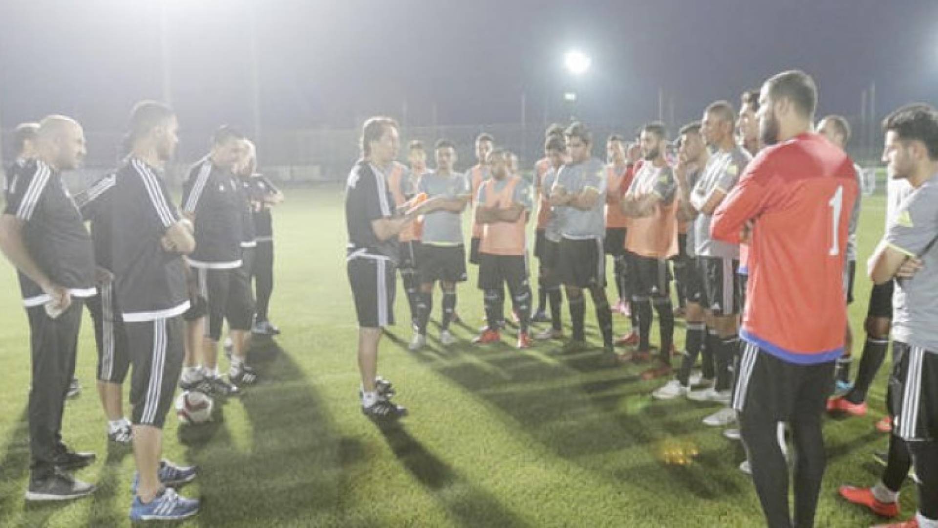 استعدادات المنتخب لمواجهة لبنان والبحرين