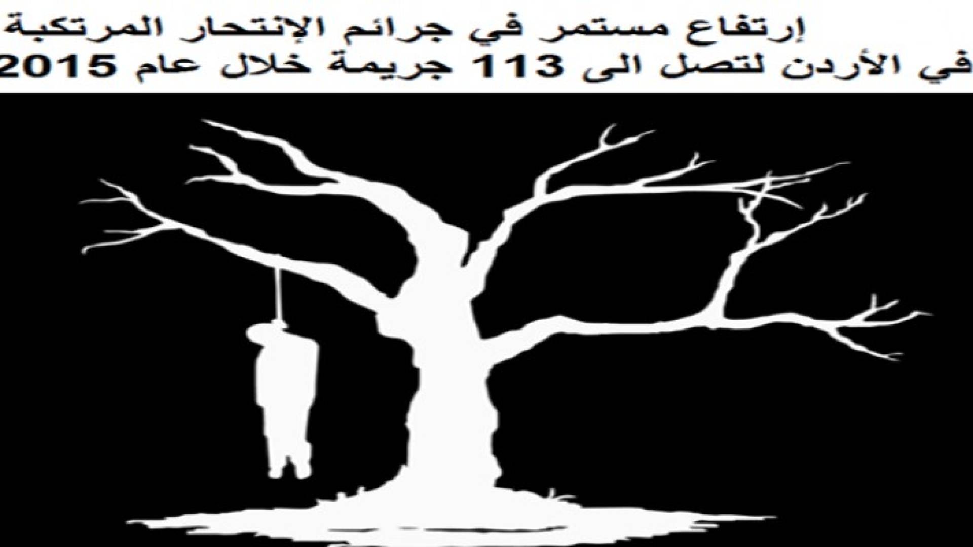 446 جريمة إنتحار خلال خمس سنوات في الأردن