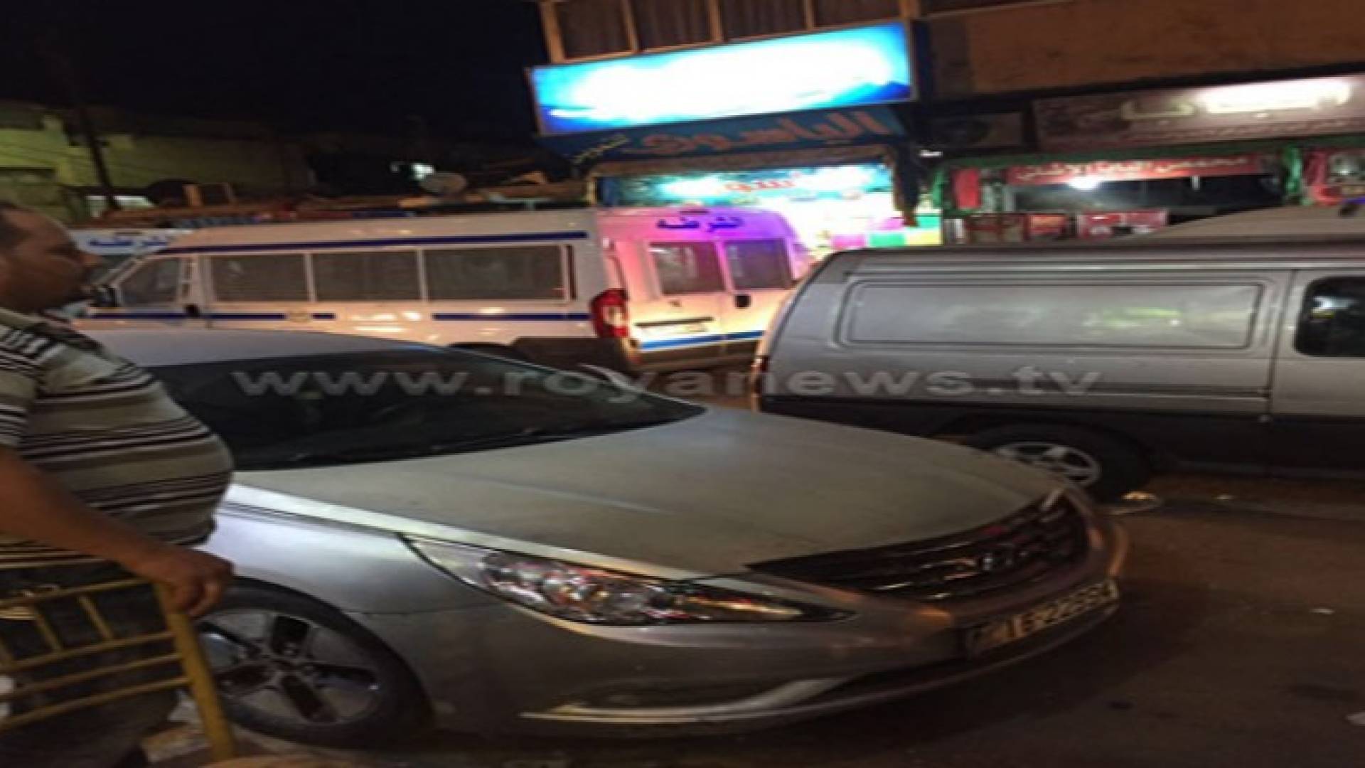 بالصور مشاجرة في مخيم الحسين والامن يتدخل