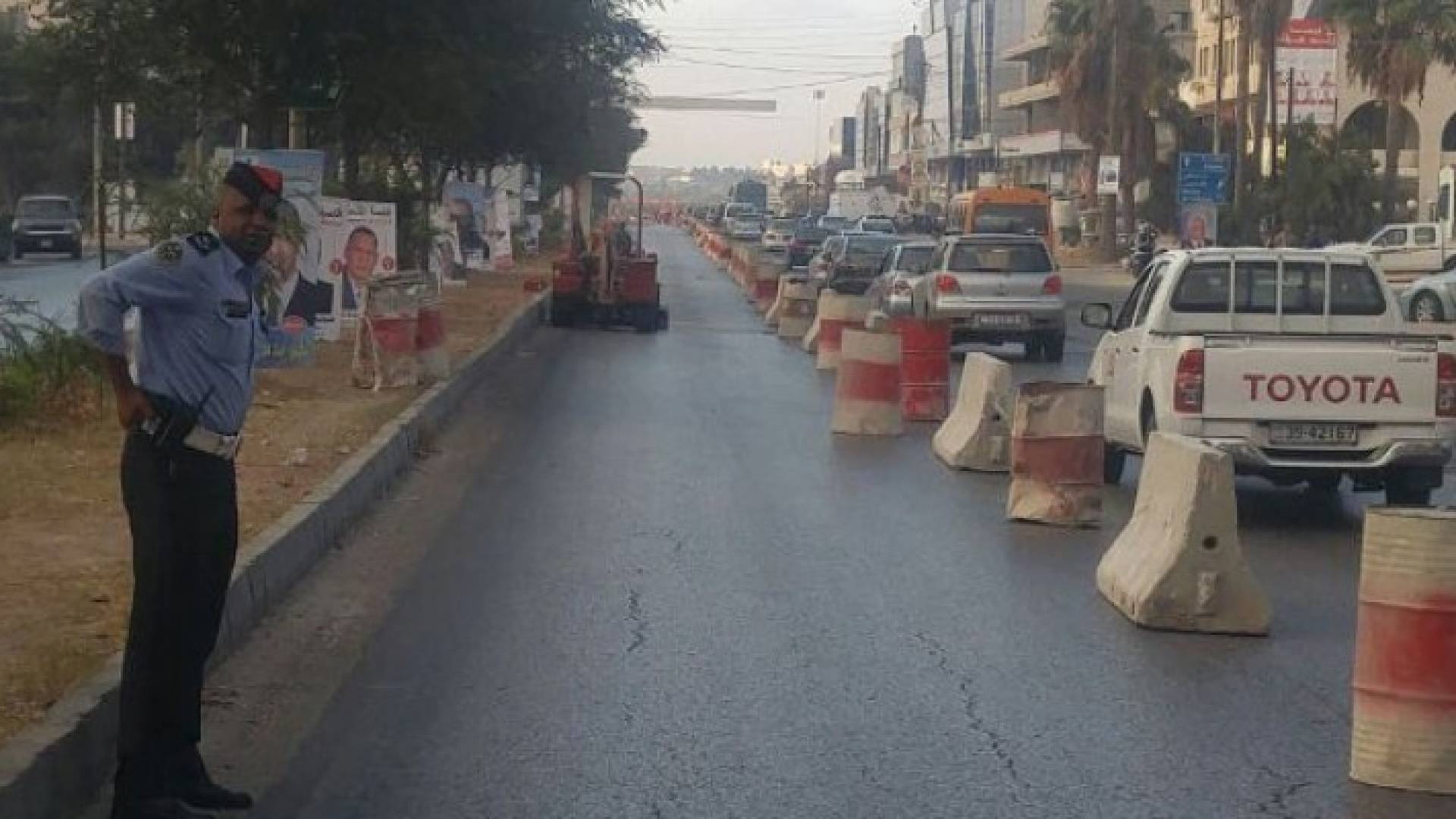 اغلاقات الطرق