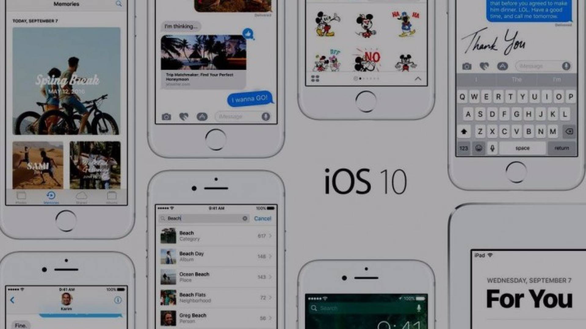 رسميا.. أبل تطرح الإصدار الأحدث من نظام التشغيل iOS 10