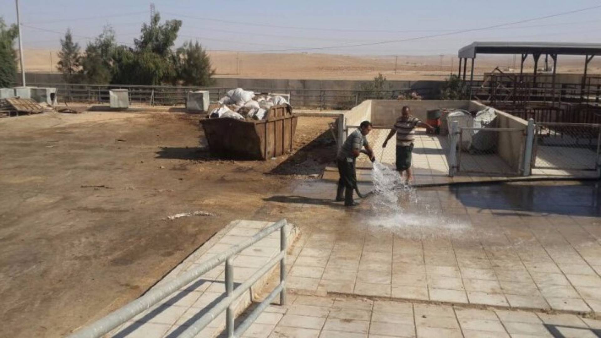 الأمانة تباشر أعمال تنظيف مواقع بيع وذبح الاضاحي
