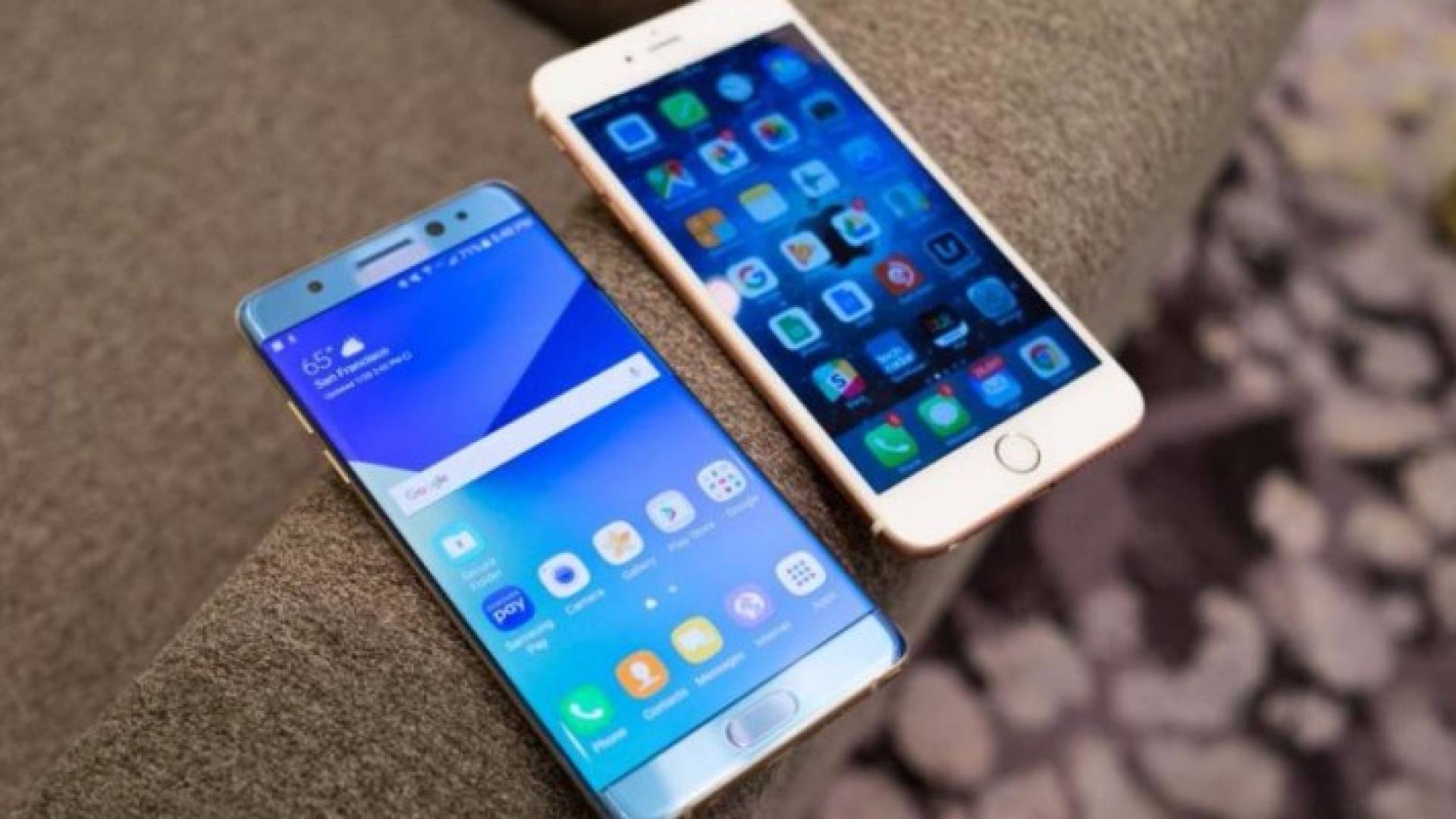 مقارنة سريعة بين "سامسونج نوت7" و"ايفون 7"