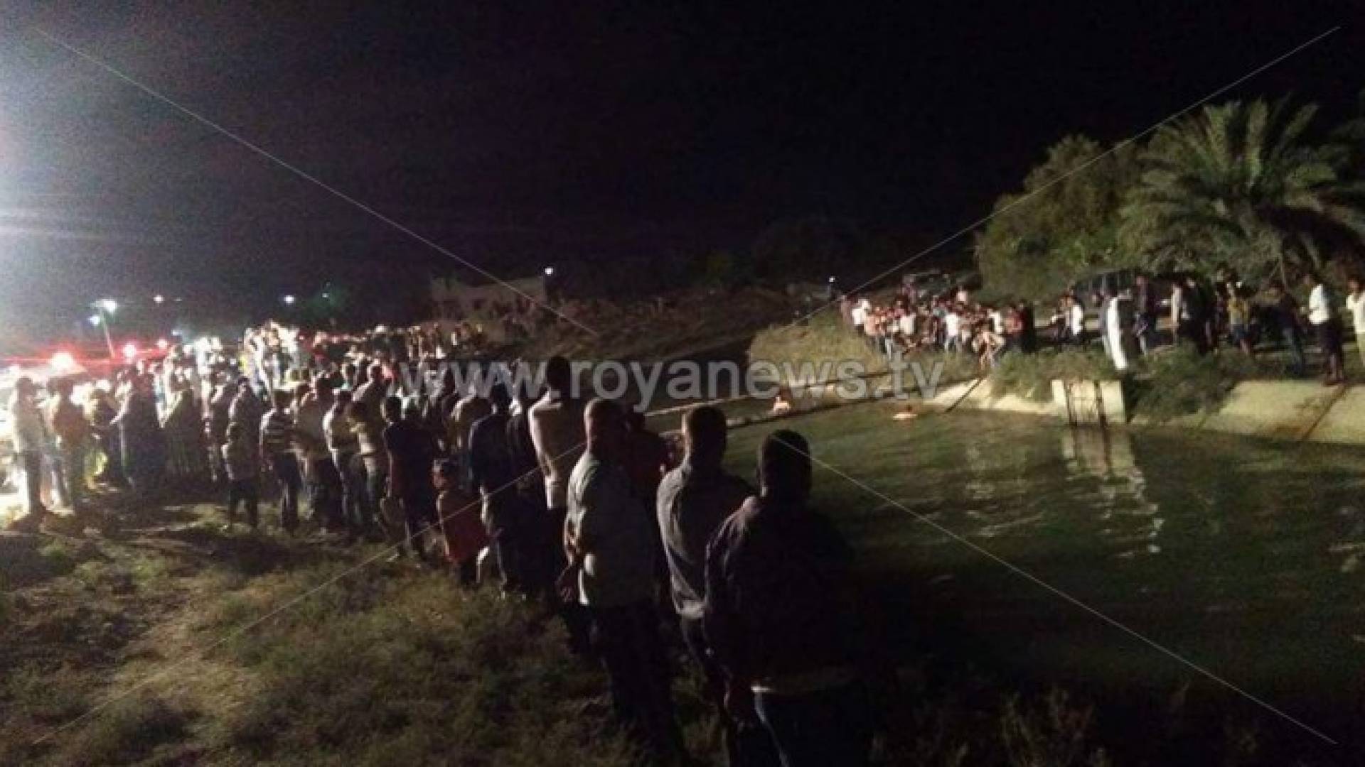 وفاة طفل غرقا في قناة الغور الشرقية .. صور