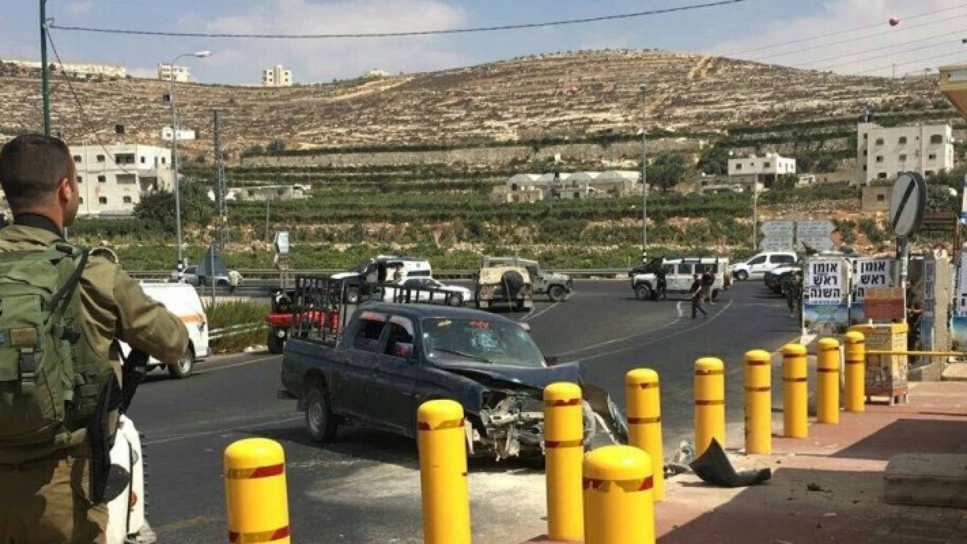 بالصور: استشهاد رجل وامرأة في الخليل
