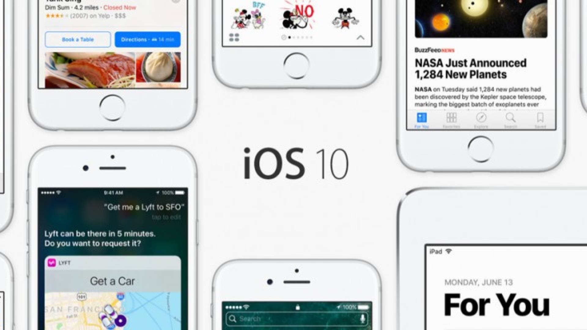 iOS 10 يصل إلى 14% من الأجهزة بعد يوم واحد من الإطلاق