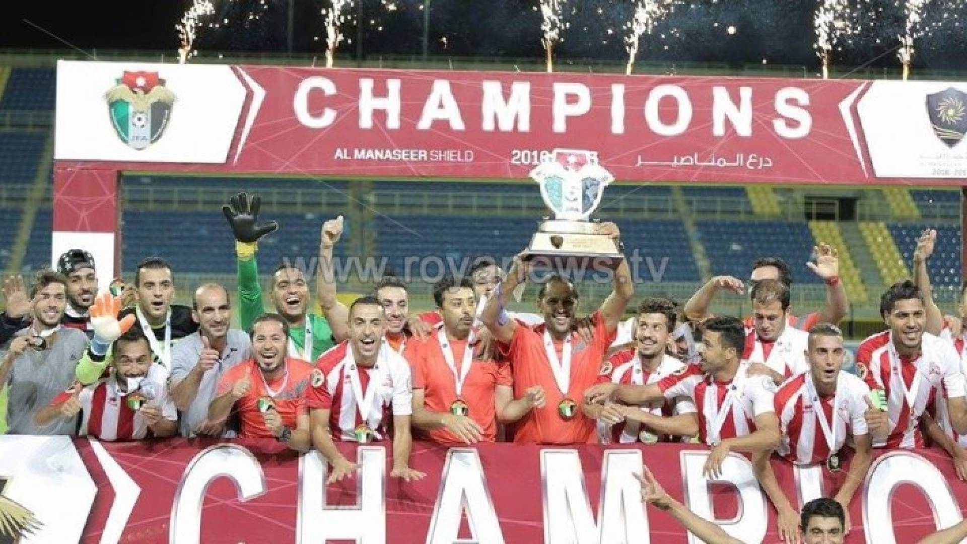 أسود غمدان ترقص على جراح النسر الأزرق وتظفر بدرع الاتحاد