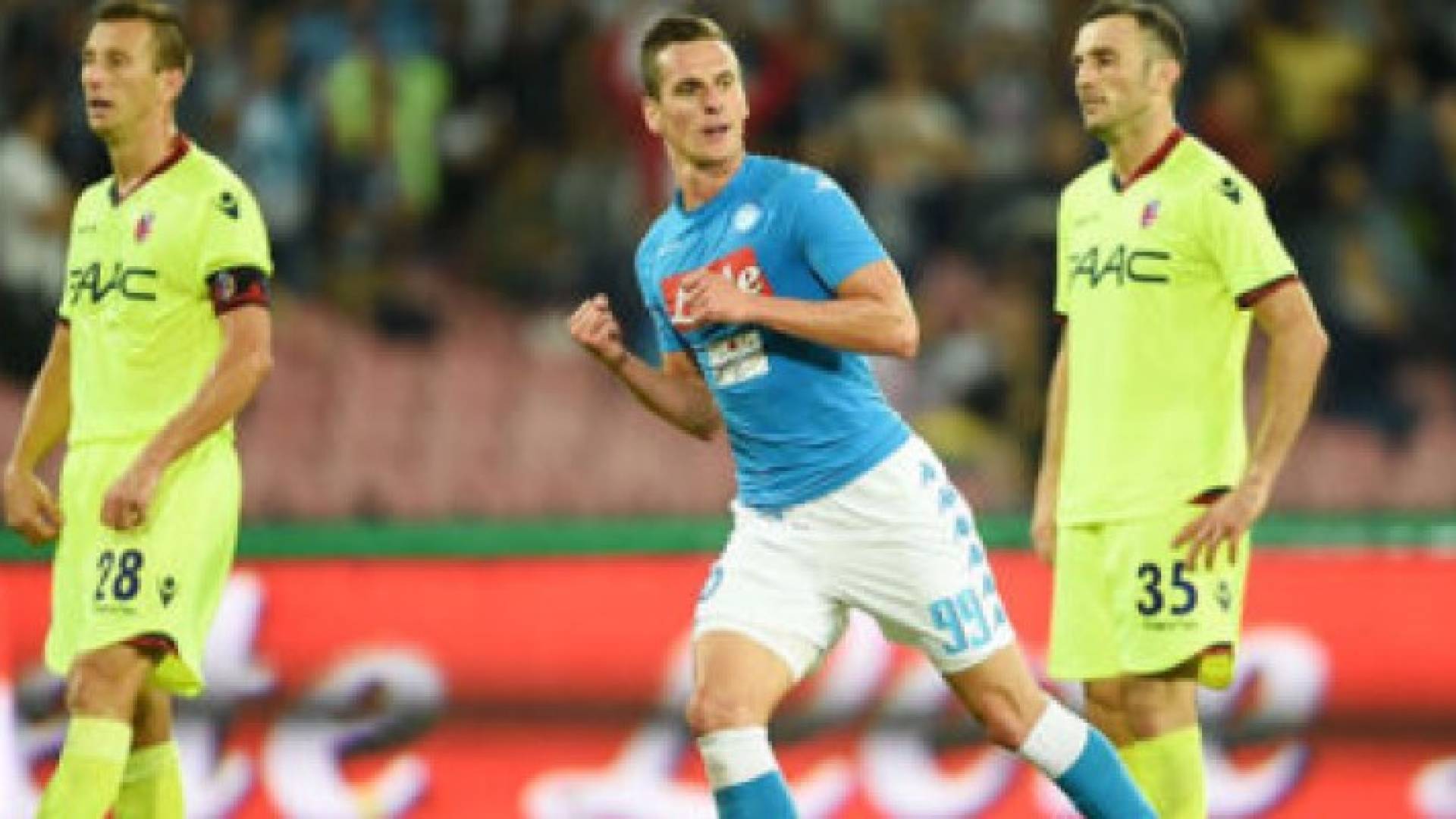 ميليك يضع نابولي في صدارة السيري آ مؤقتا على حساب بولونيا